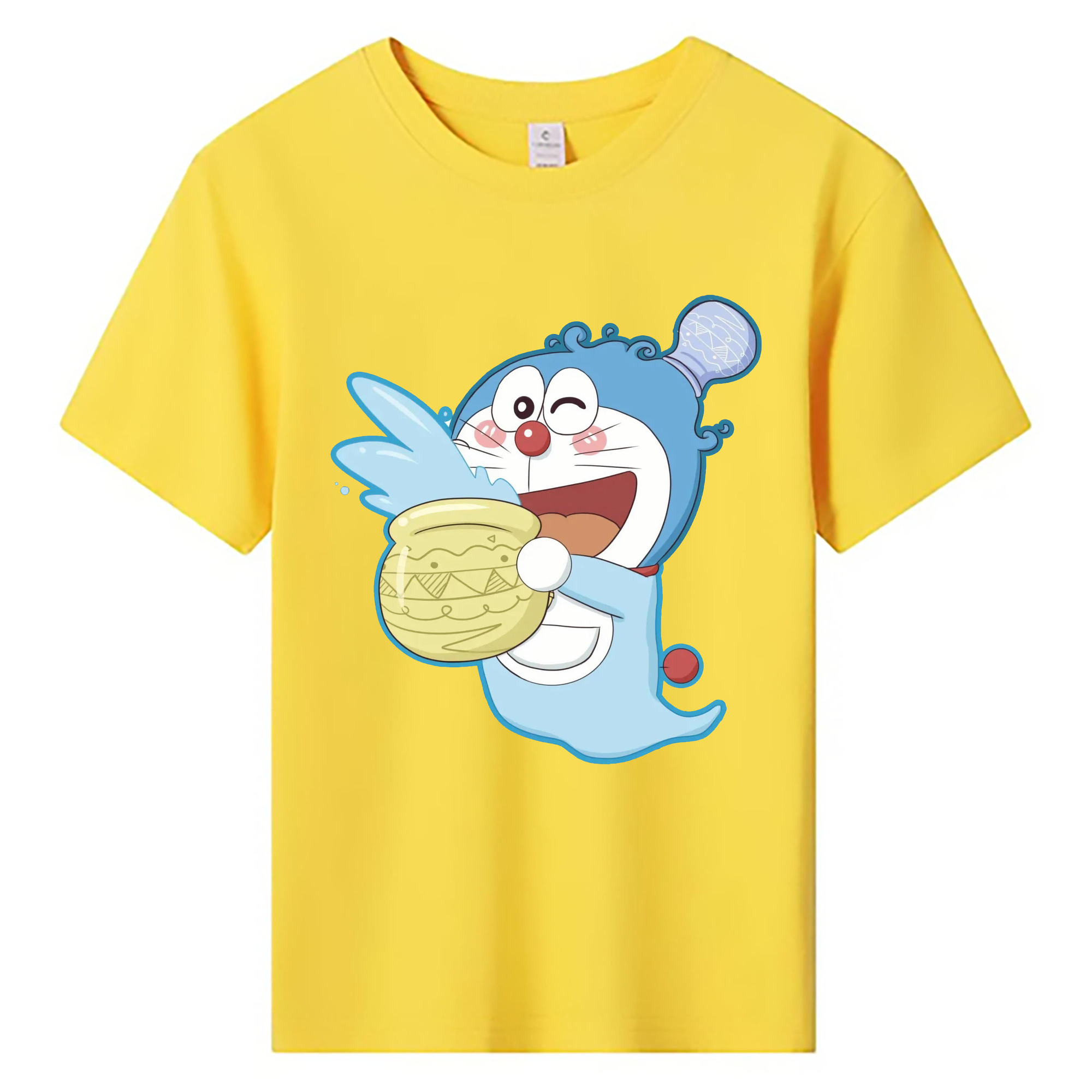 （画像用） ドラえもん Doraemon 綿100％キッズTシャツ（フロントプリント）