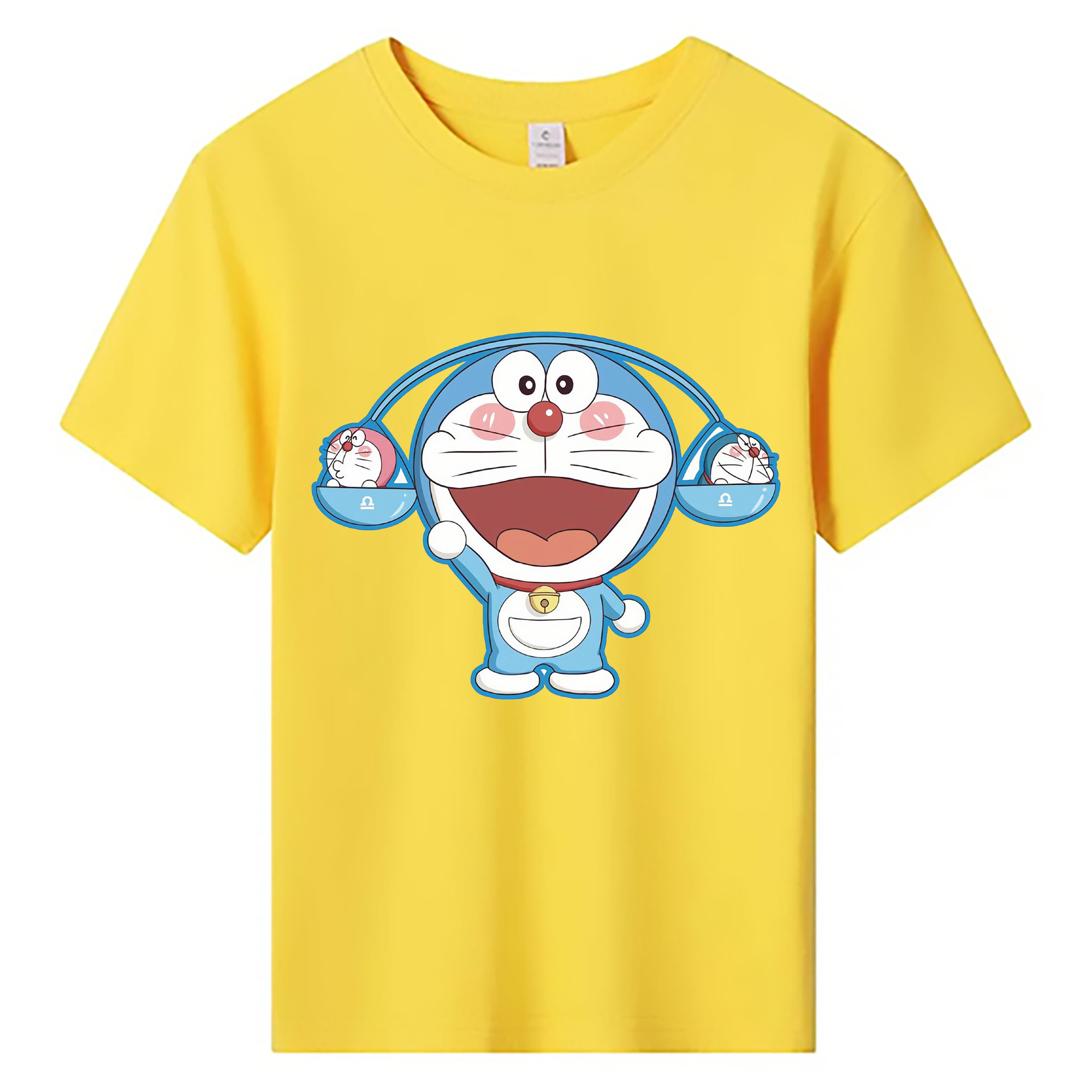 （画像用） ドラえもん Doraemon 綿100％キッズTシャツ（フロントプリント）