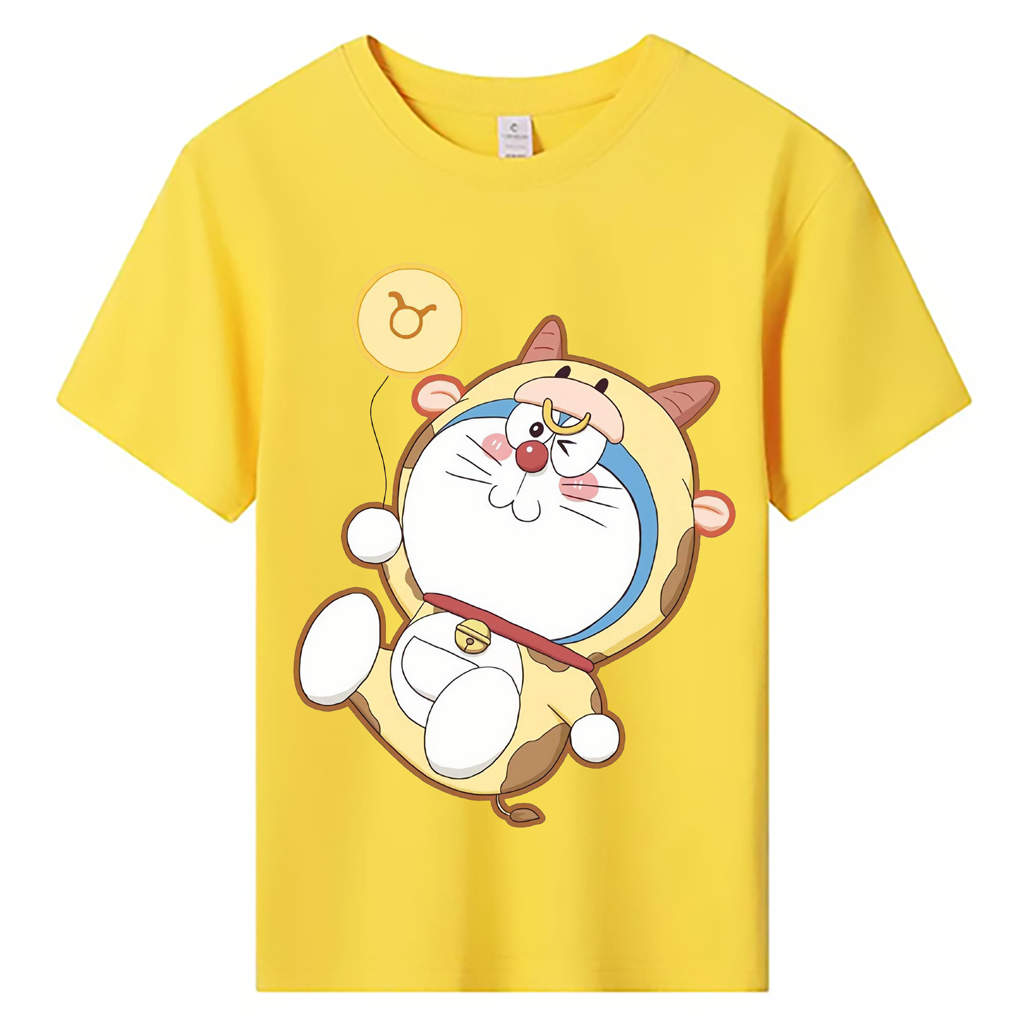 （画像用） ドラえもん Doraemon 綿100％キッズTシャツ（フロントプリント）