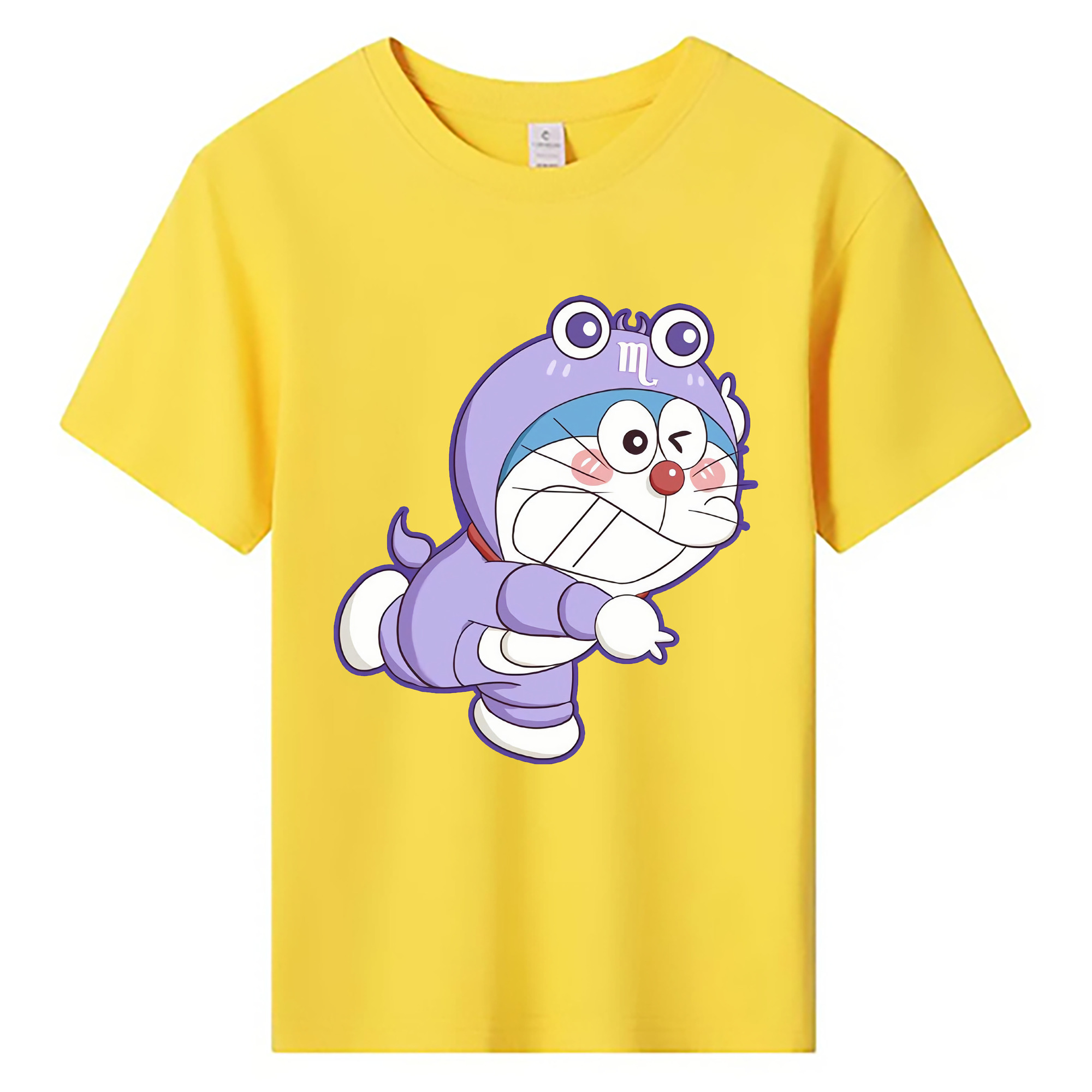 （画像用） ドラえもん Doraemon 綿100％キッズTシャツ（フロントプリント）