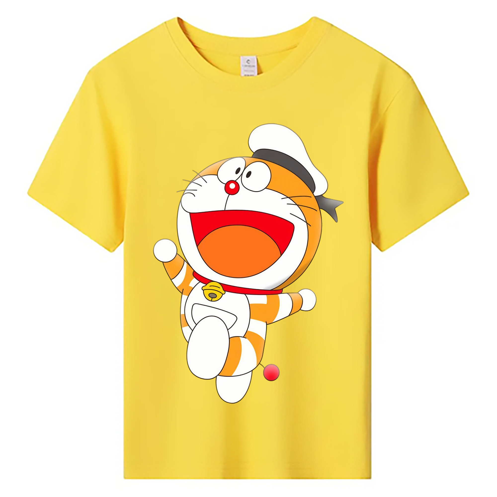 （画像用） ドラえもん Doraemon 綿100％キッズTシャツ（フロントプリント）