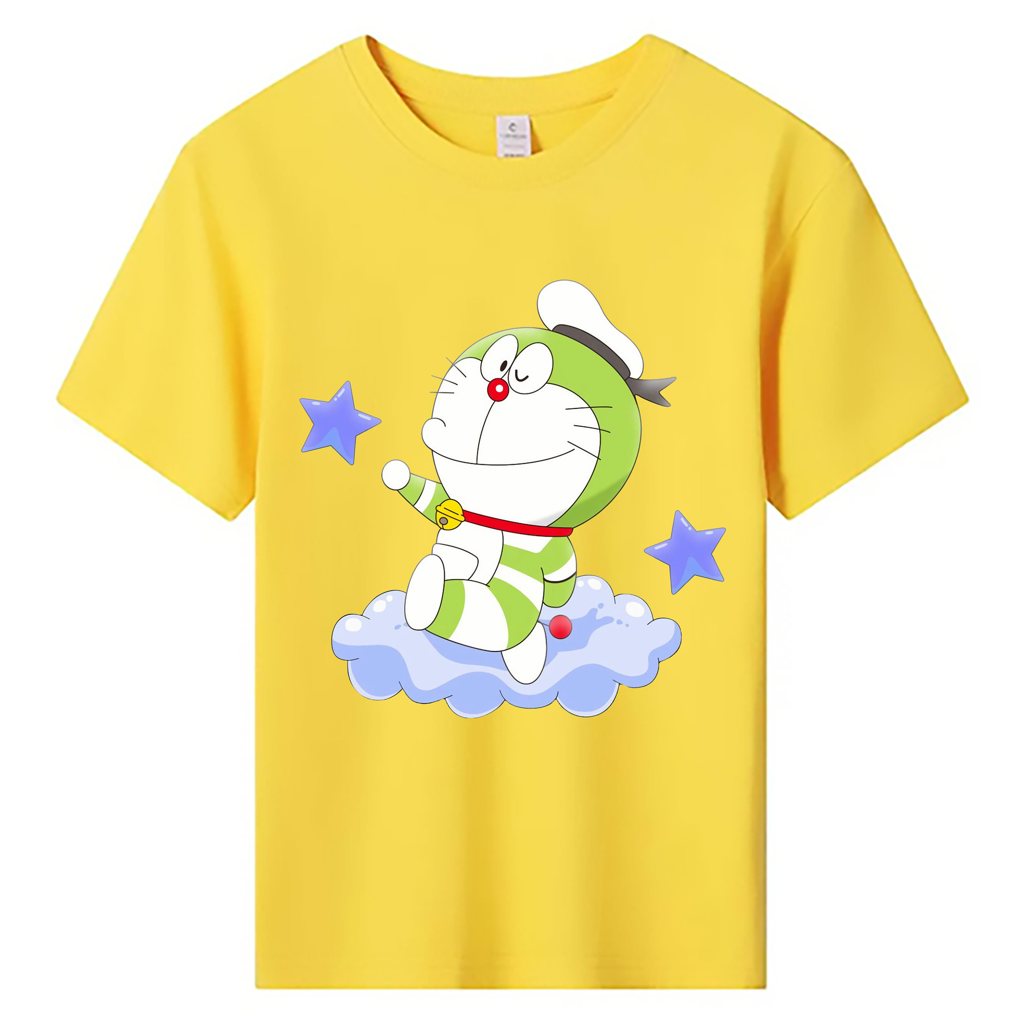 （画像用） ドラえもん Doraemon 綿100％キッズTシャツ（フロントプリント）
