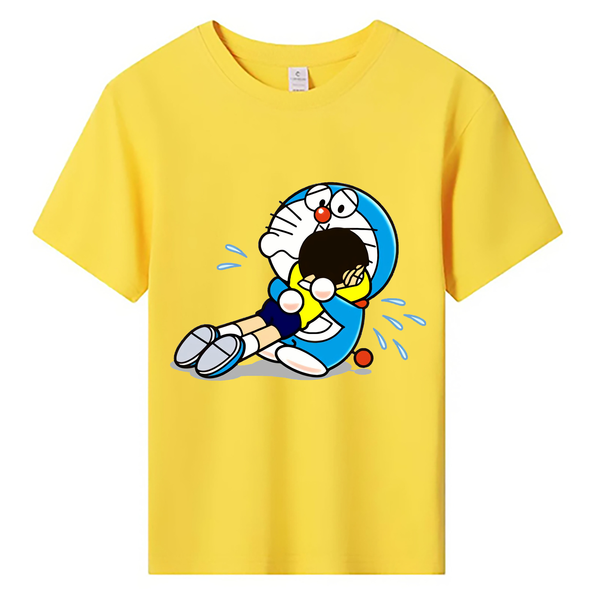 （画像用） ドラえもん Doraemon 綿100％キッズTシャツ（フロントプリント）