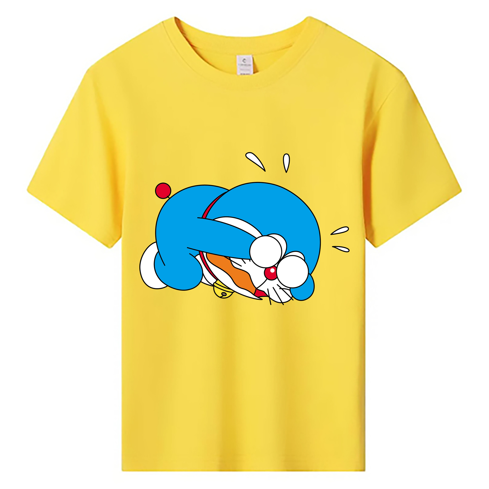 （画像用） ドラえもん Doraemon 綿100％キッズTシャツ（フロントプリント）
