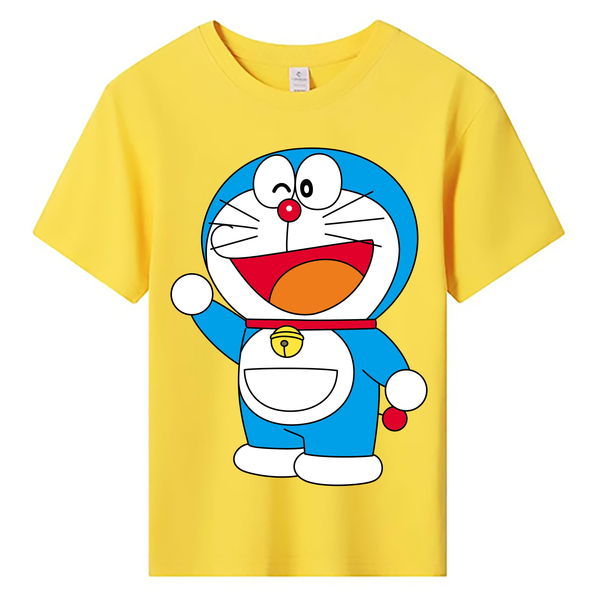 （画像用） ドラえもん Doraemon 綿100％キッズTシャツ（フロントプリント）
