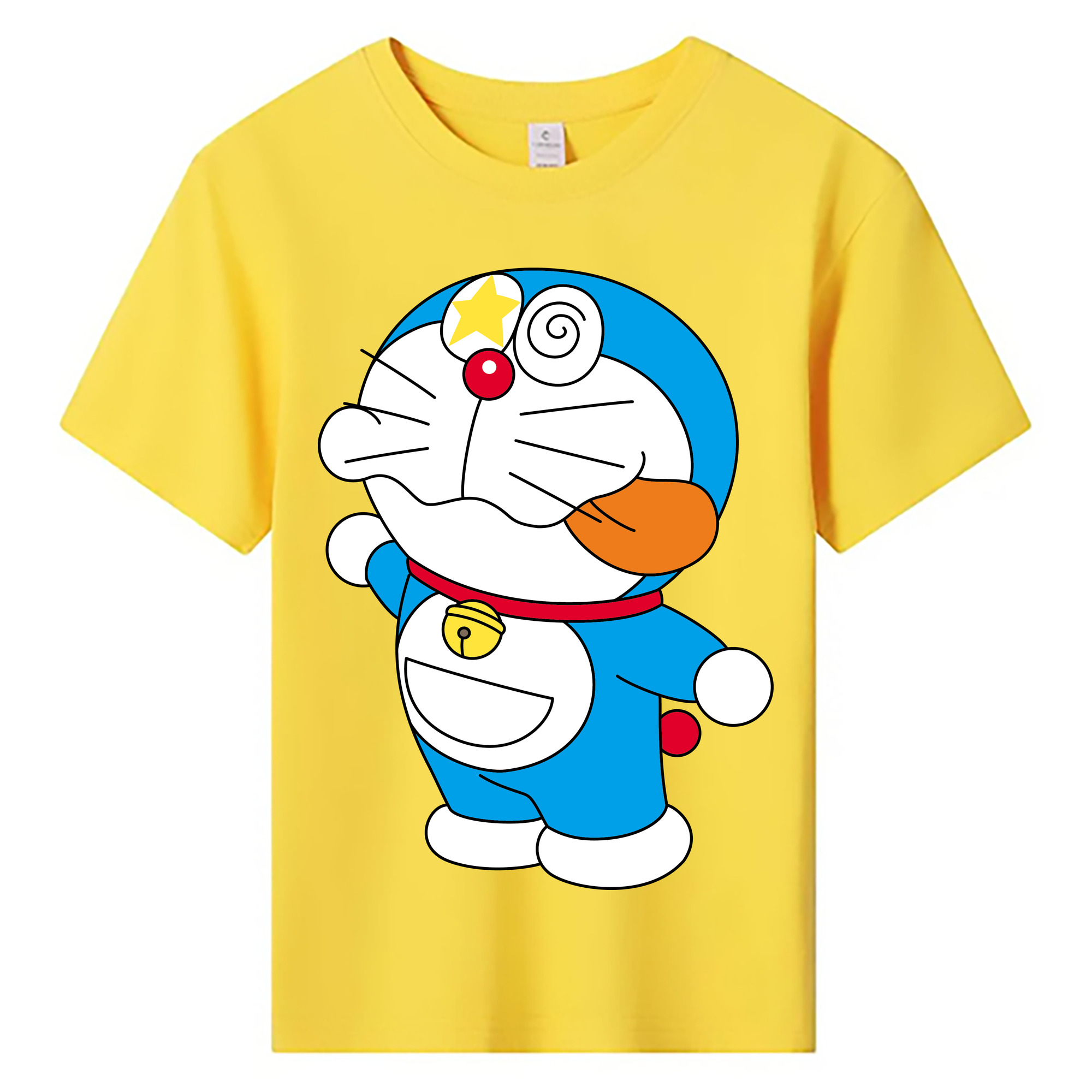 （画像用） ドラえもん Doraemon 綿100％キッズTシャツ（フロントプリント）