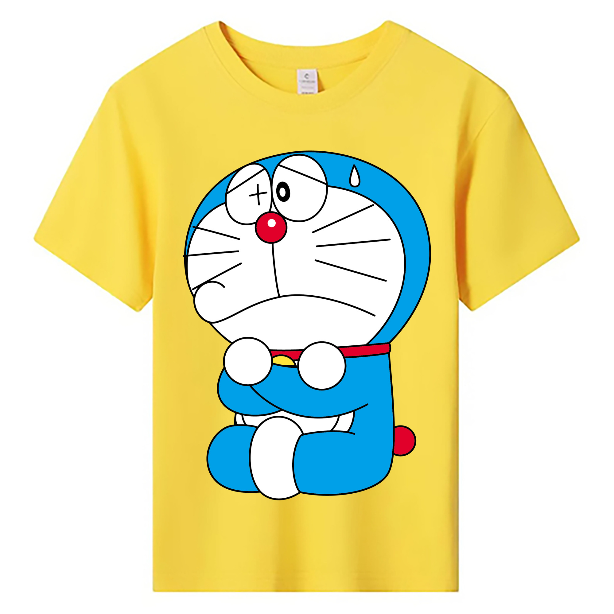 （画像用） ドラえもん Doraemon 綿100％キッズTシャツ（フロントプリント）