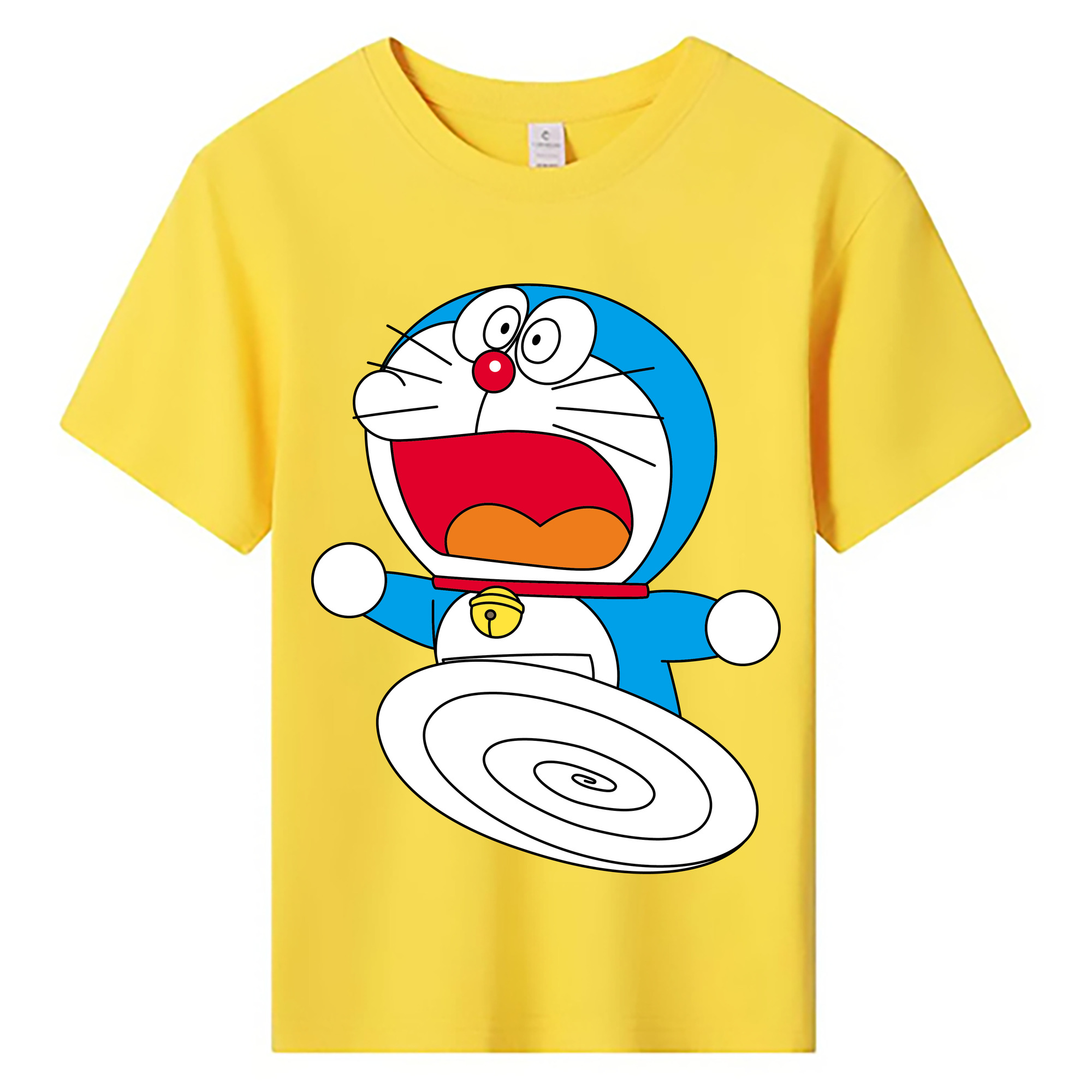 （画像用） ドラえもん Doraemon 綿100％キッズTシャツ（フロントプリント）