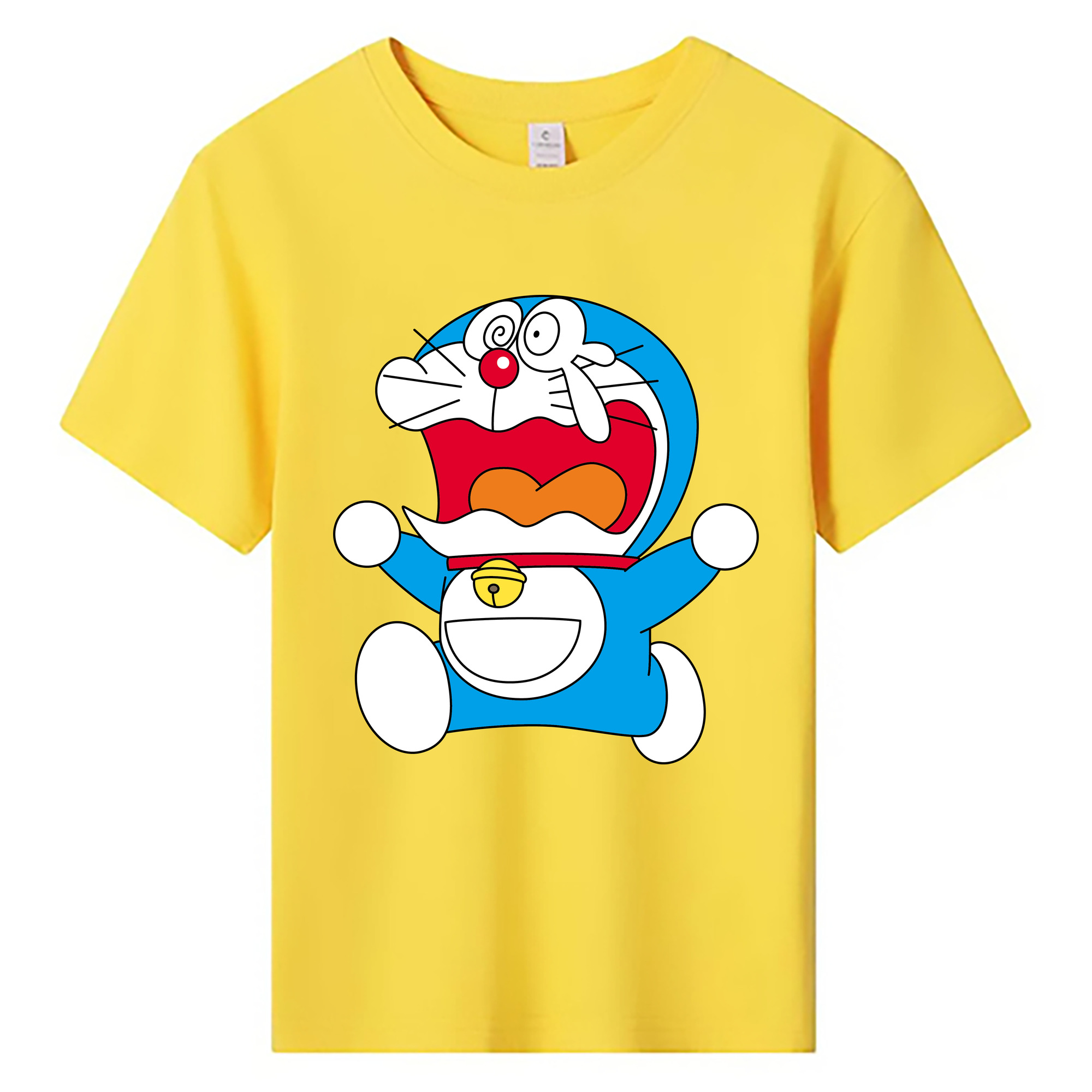 （画像用） ドラえもん Doraemon 綿100％キッズTシャツ（フロントプリント）