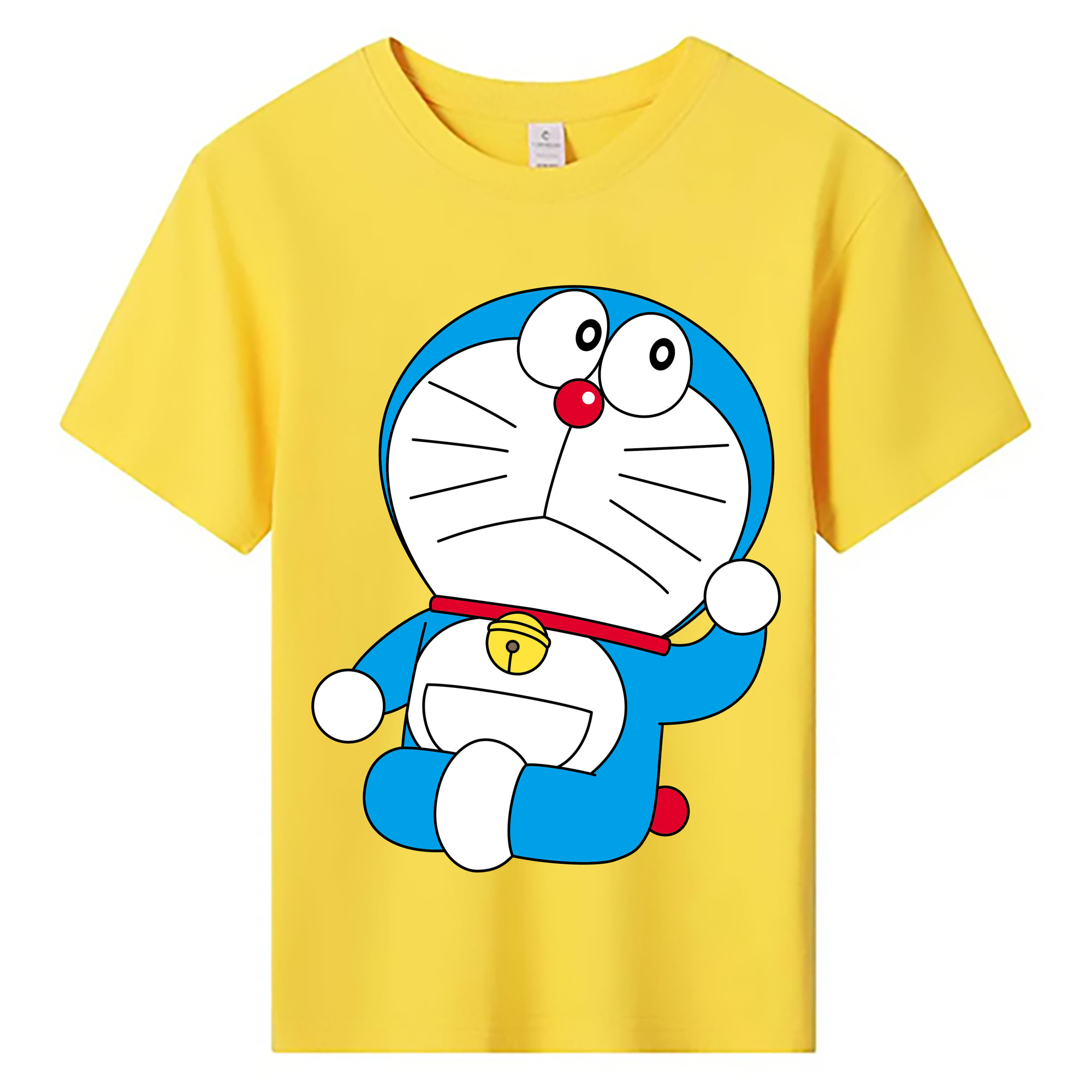 （画像用） ドラえもん Doraemon 綿100％キッズTシャツ（フロントプリント）