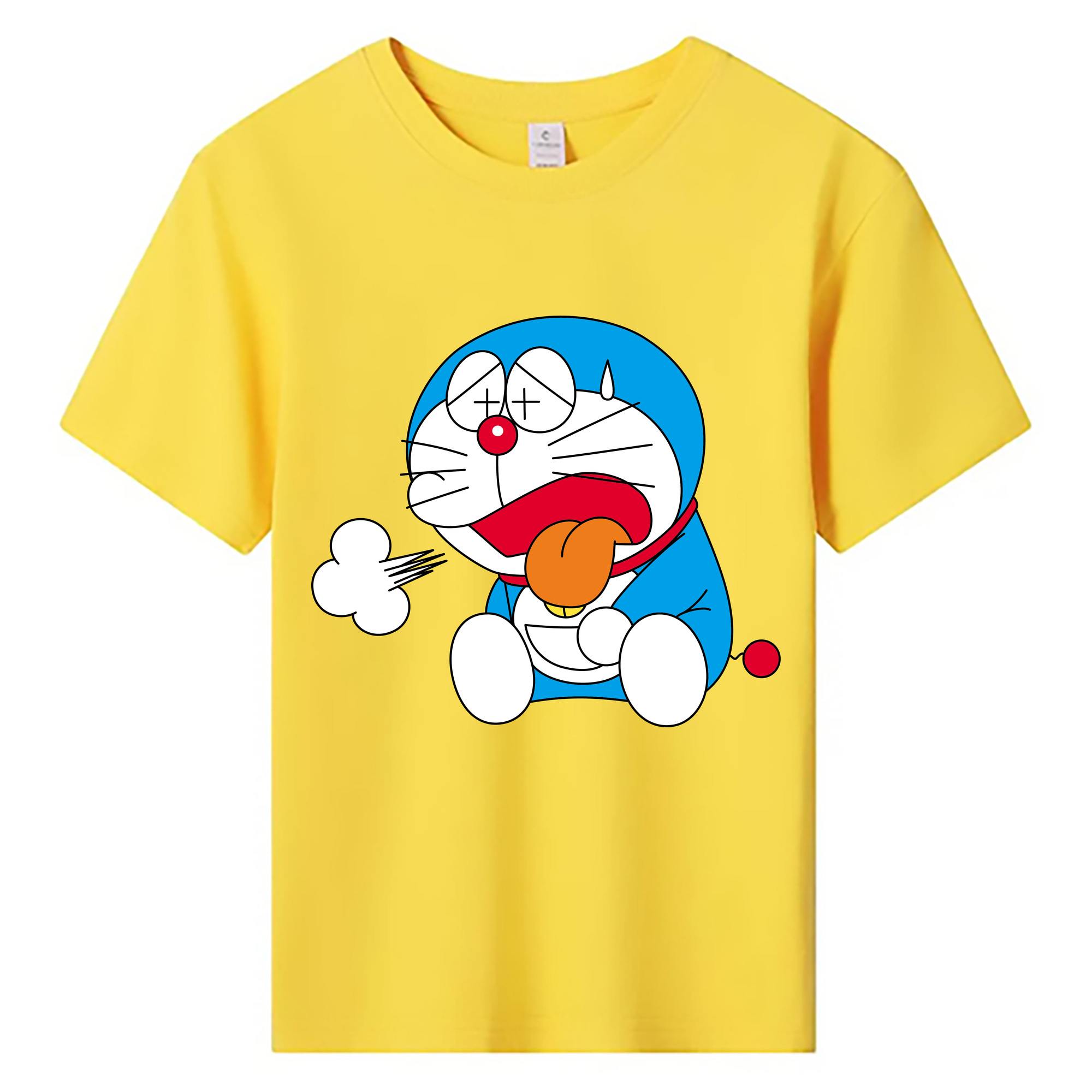 （画像用） ドラえもん Doraemon 綿100％キッズTシャツ（フロントプリント）