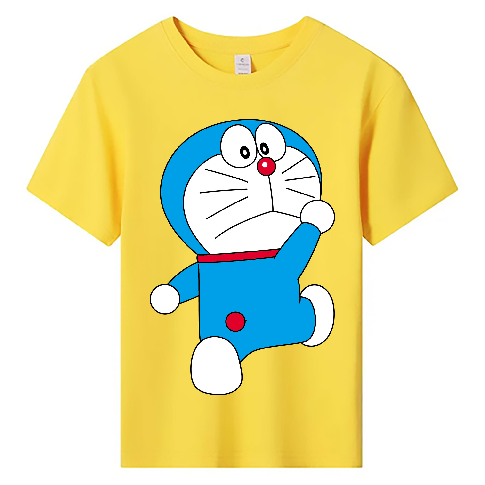 （画像用） ドラえもん Doraemon 綿100％キッズTシャツ（フロントプリント）