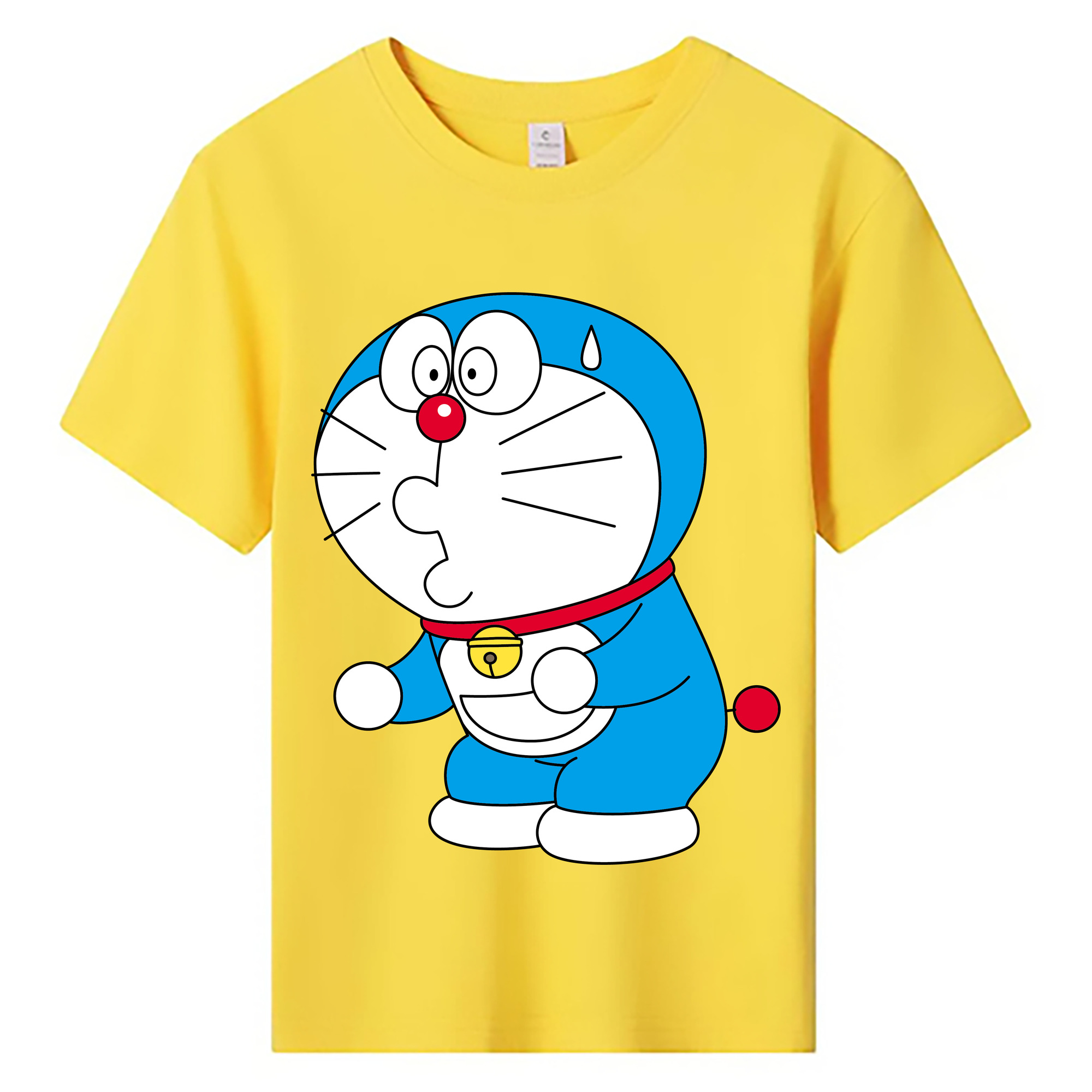 （画像用） ドラえもん Doraemon 綿100％キッズTシャツ（フロントプリント）