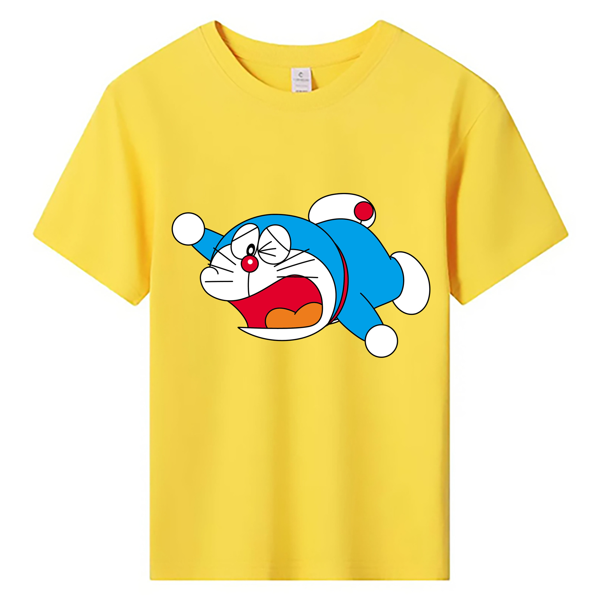 （画像用） ドラえもん Doraemon 綿100％キッズTシャツ（フロントプリント）