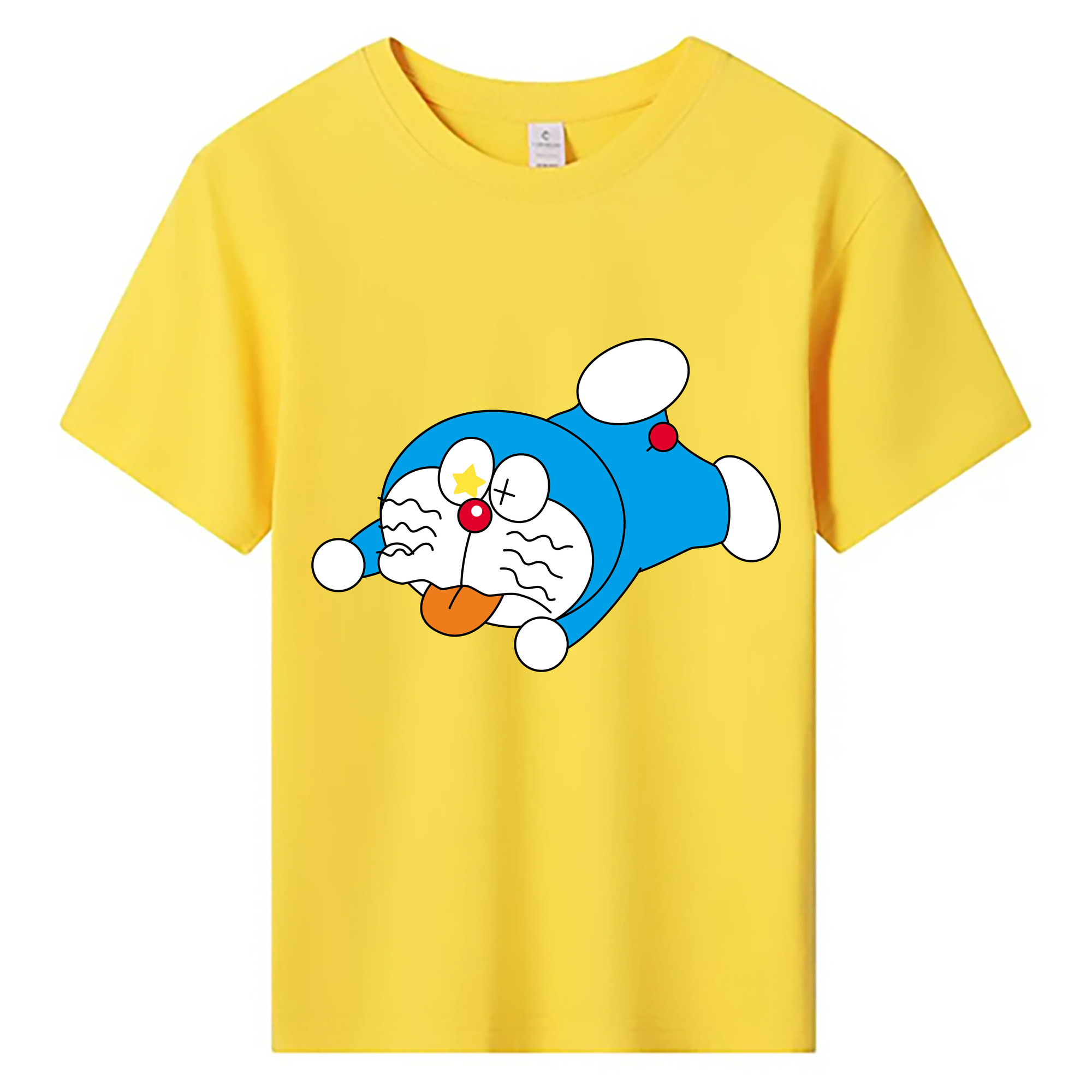 （画像用） ドラえもん Doraemon 綿100％キッズTシャツ（フロントプリント）