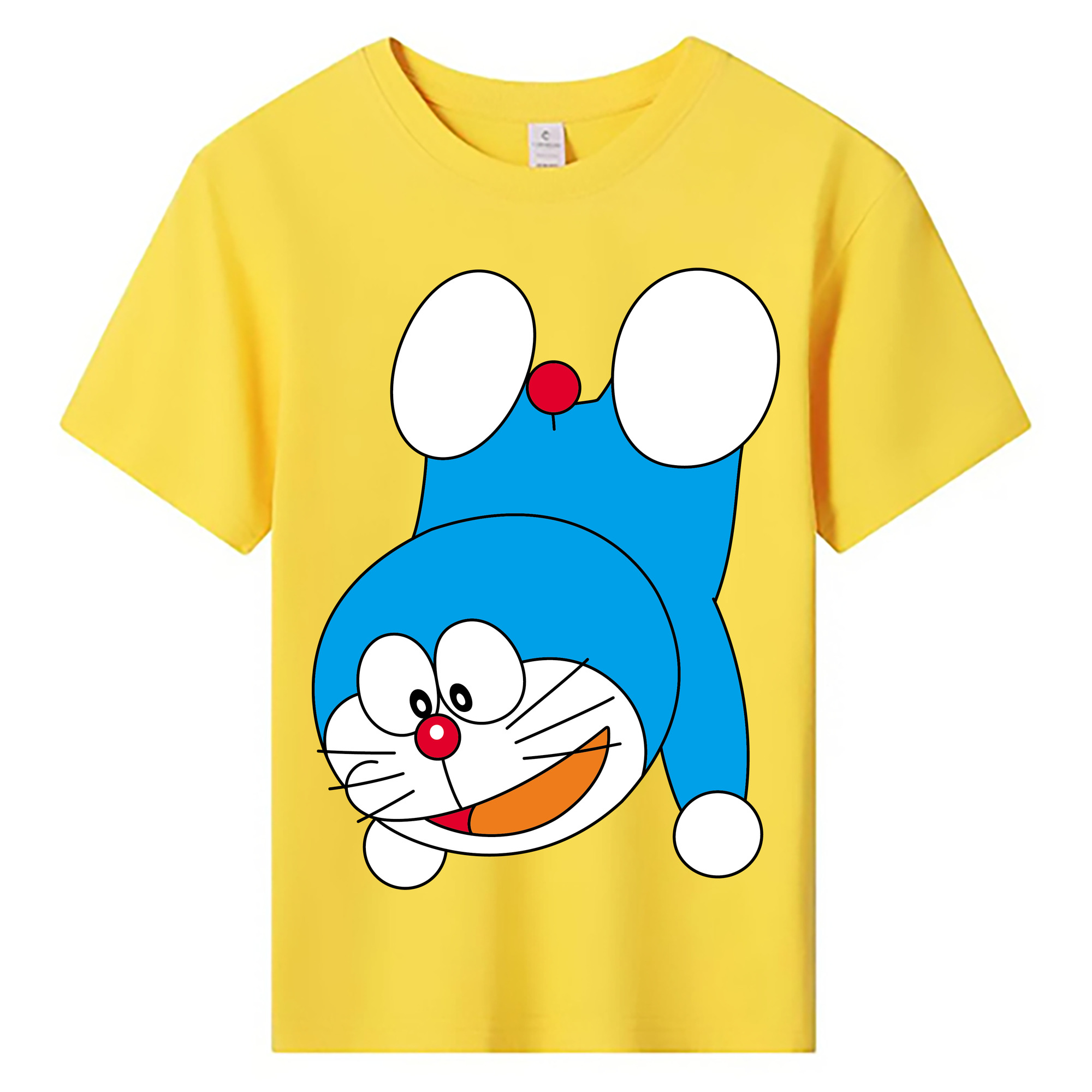 （画像用） ドラえもん Doraemon 綿100％キッズTシャツ（フロントプリント）