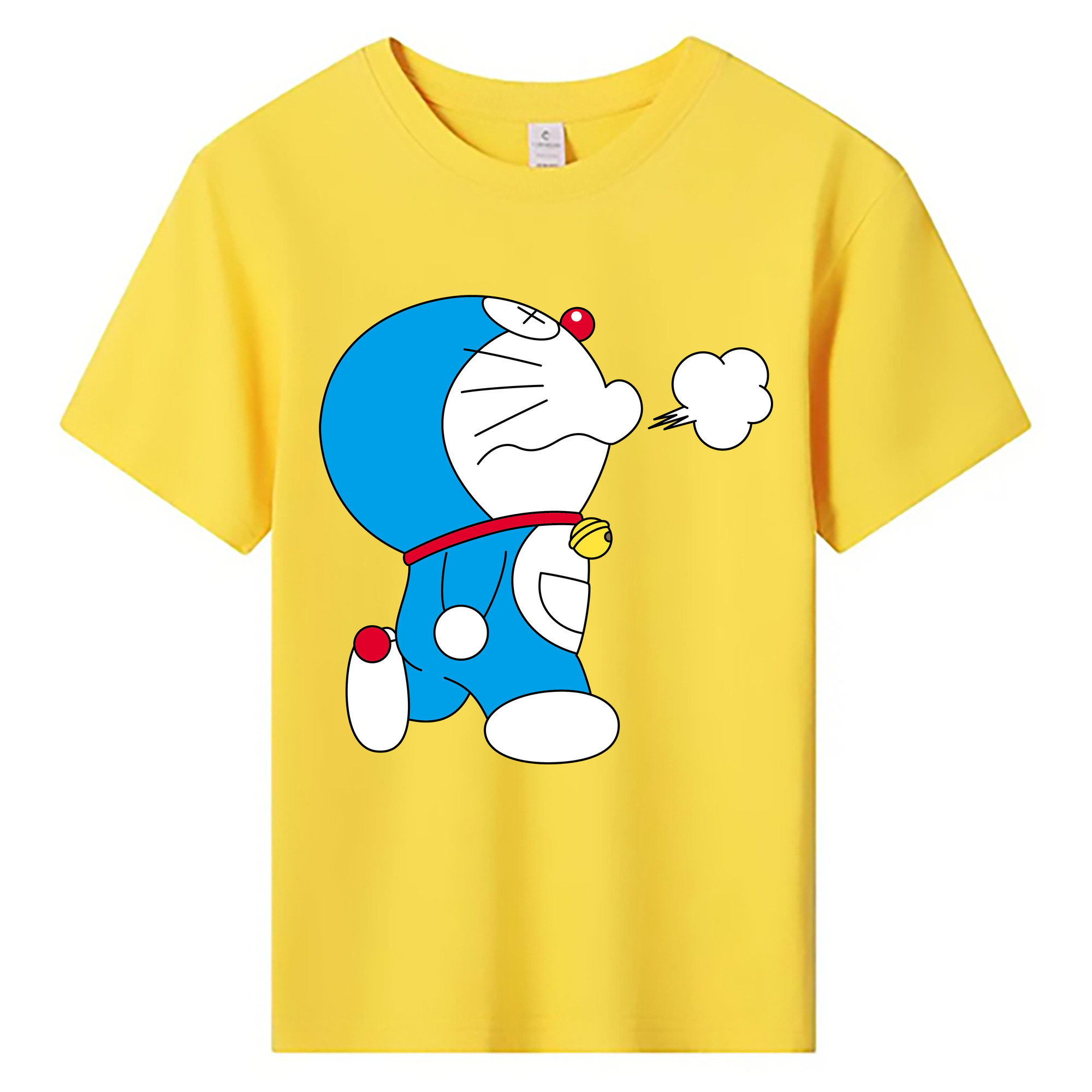 （画像用） ドラえもん Doraemon 綿100％キッズTシャツ（フロントプリント）