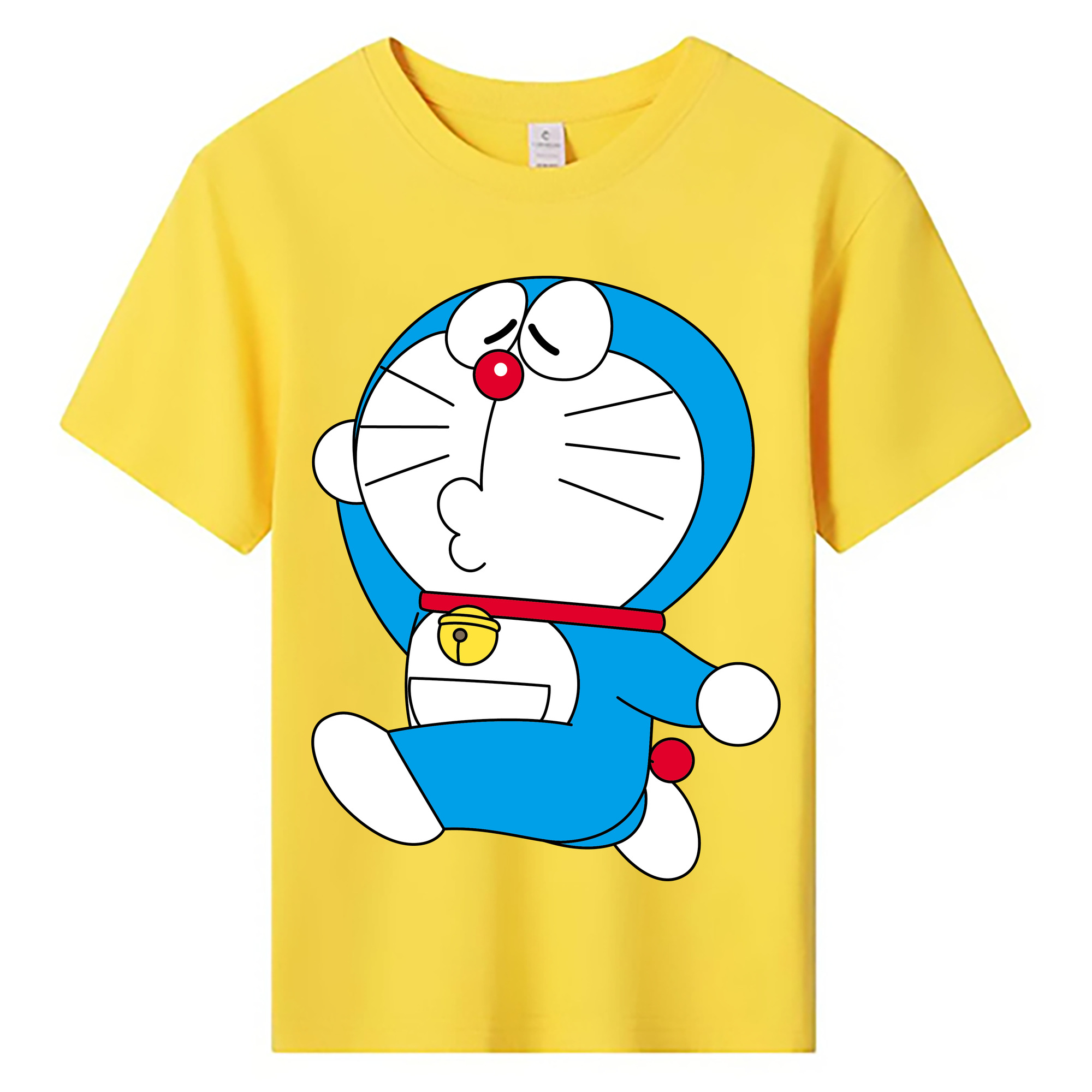（画像用） ドラえもん Doraemon 綿100％キッズTシャツ（フロントプリント）