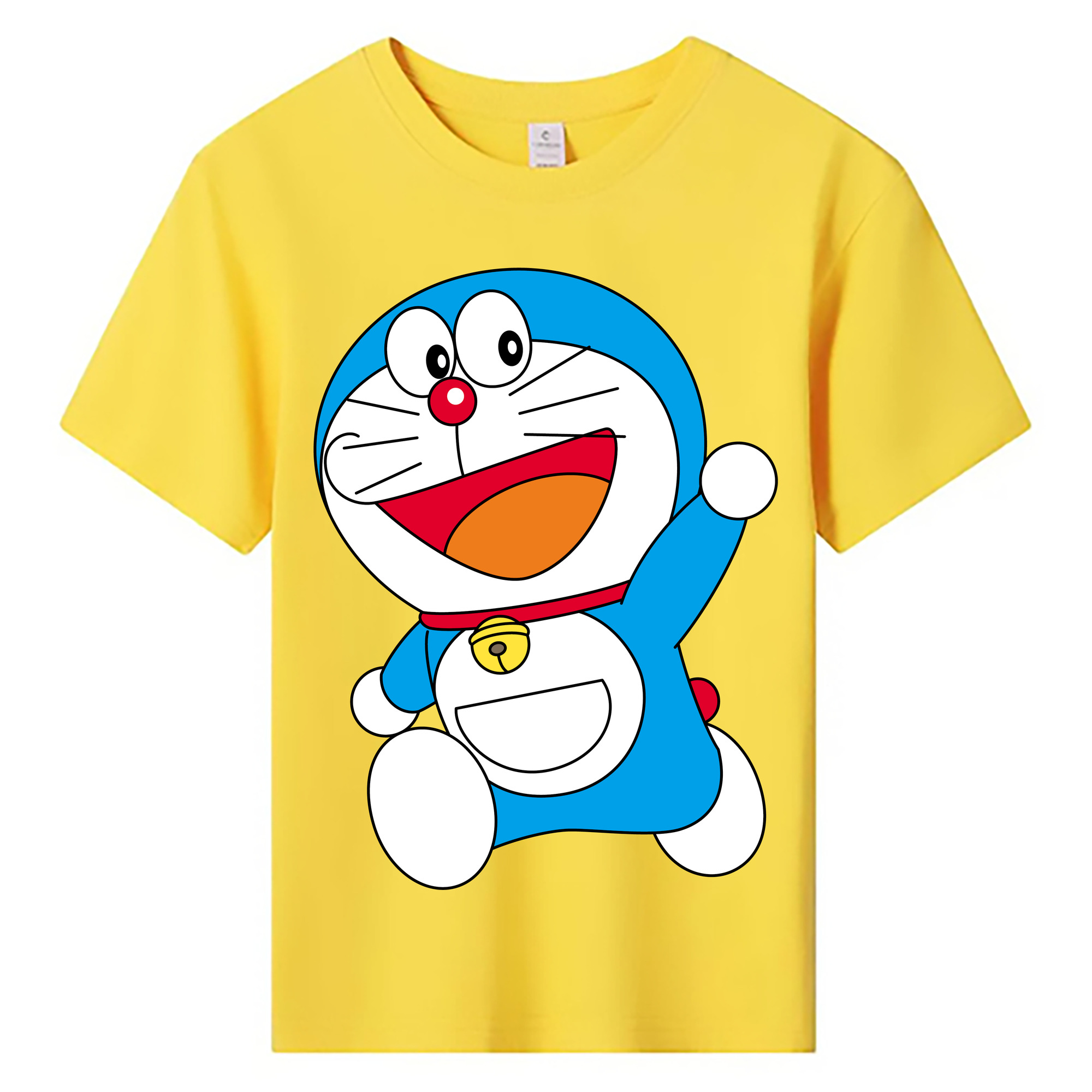 （画像用） ドラえもん Doraemon 綿100％キッズTシャツ（フロントプリント）