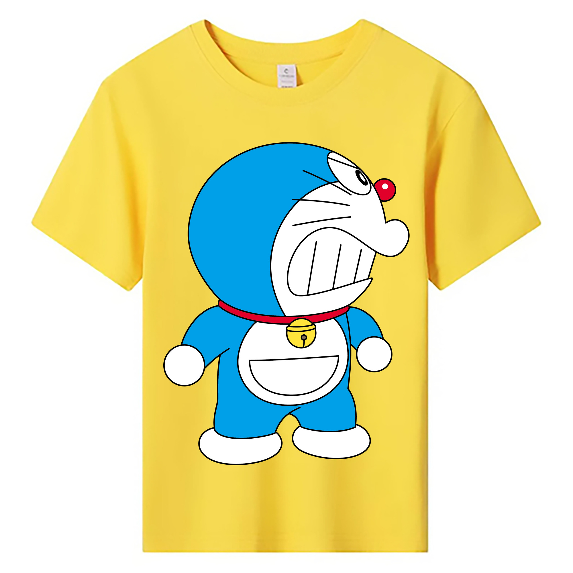 （画像用） ドラえもん Doraemon 綿100％キッズTシャツ（フロントプリント）