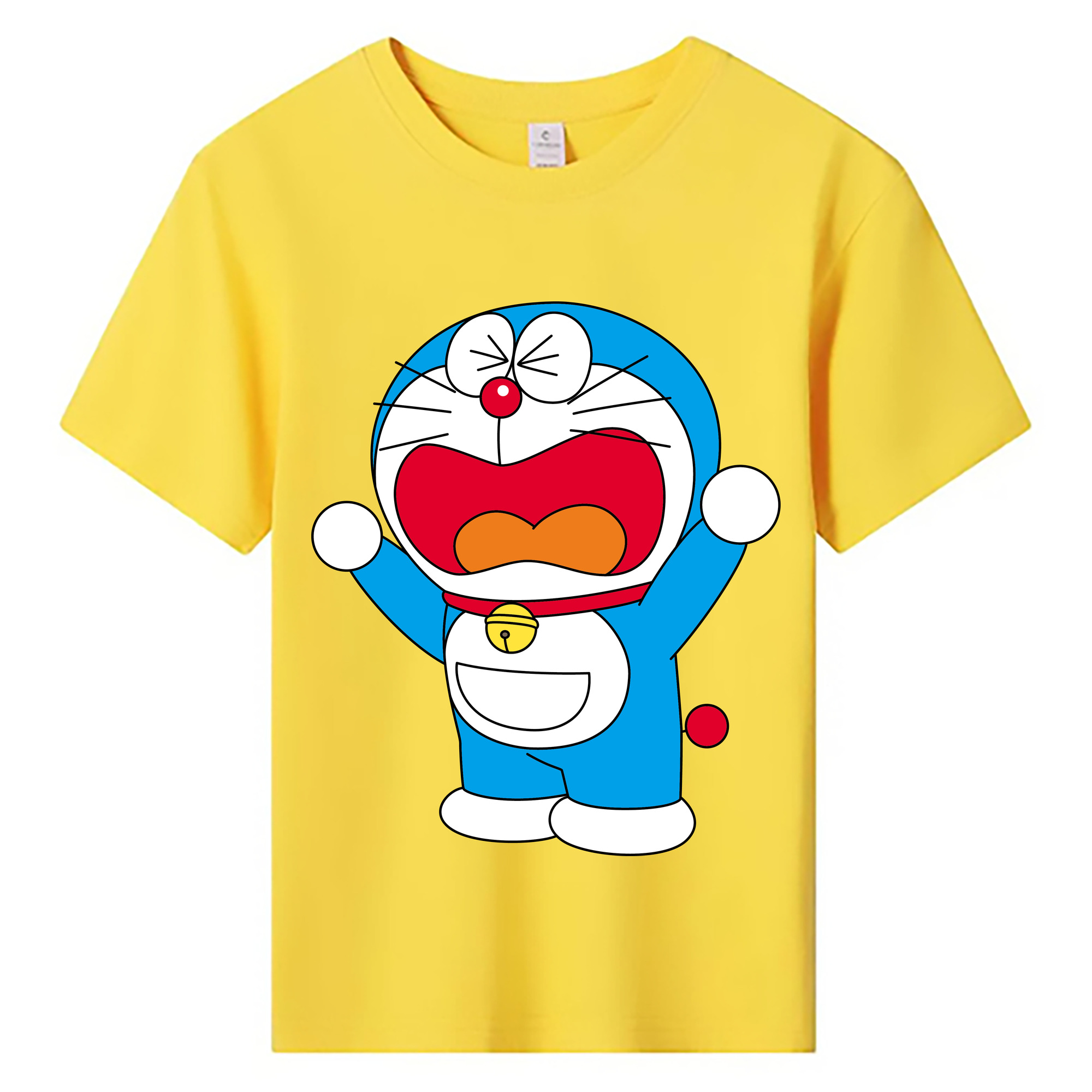 （画像用） ドラえもん Doraemon 綿100％キッズTシャツ（フロントプリント）