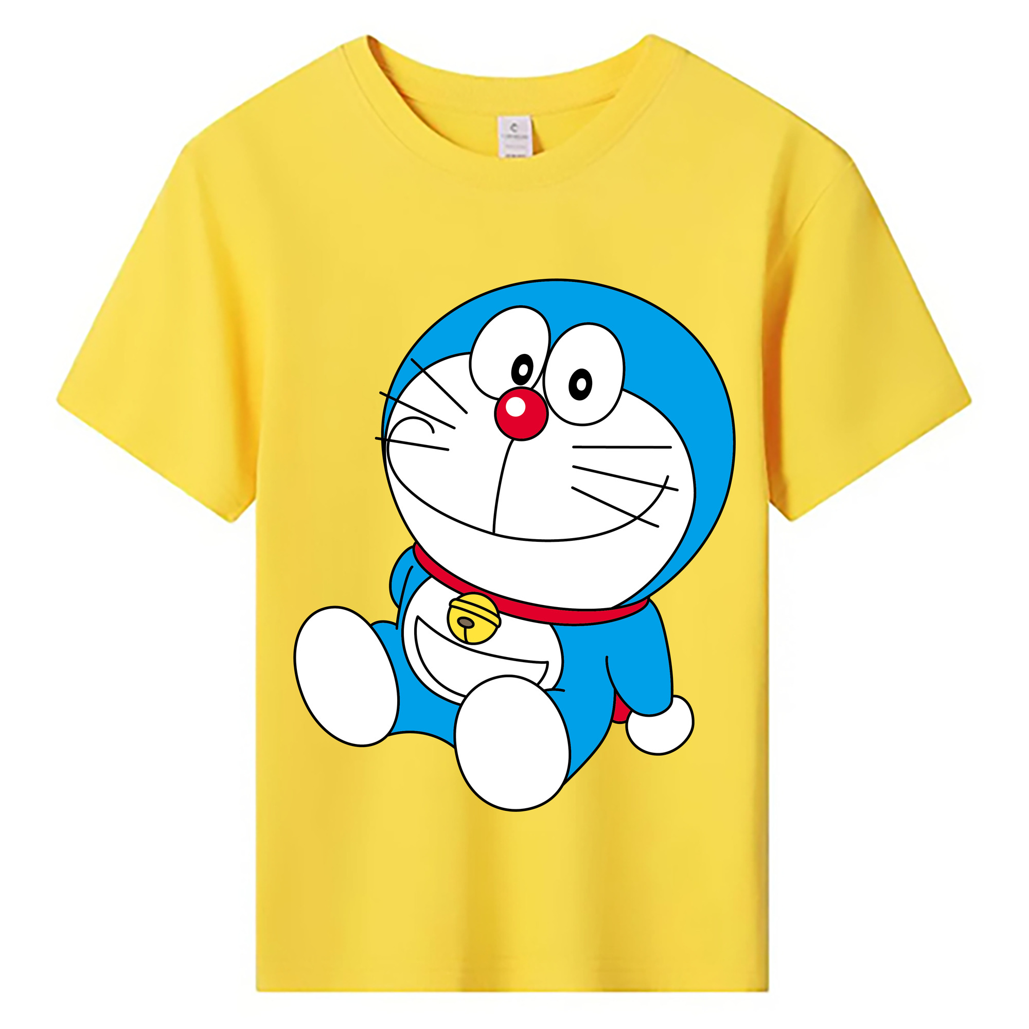（画像用） ドラえもん Doraemon 綿100％キッズTシャツ（フロントプリント）