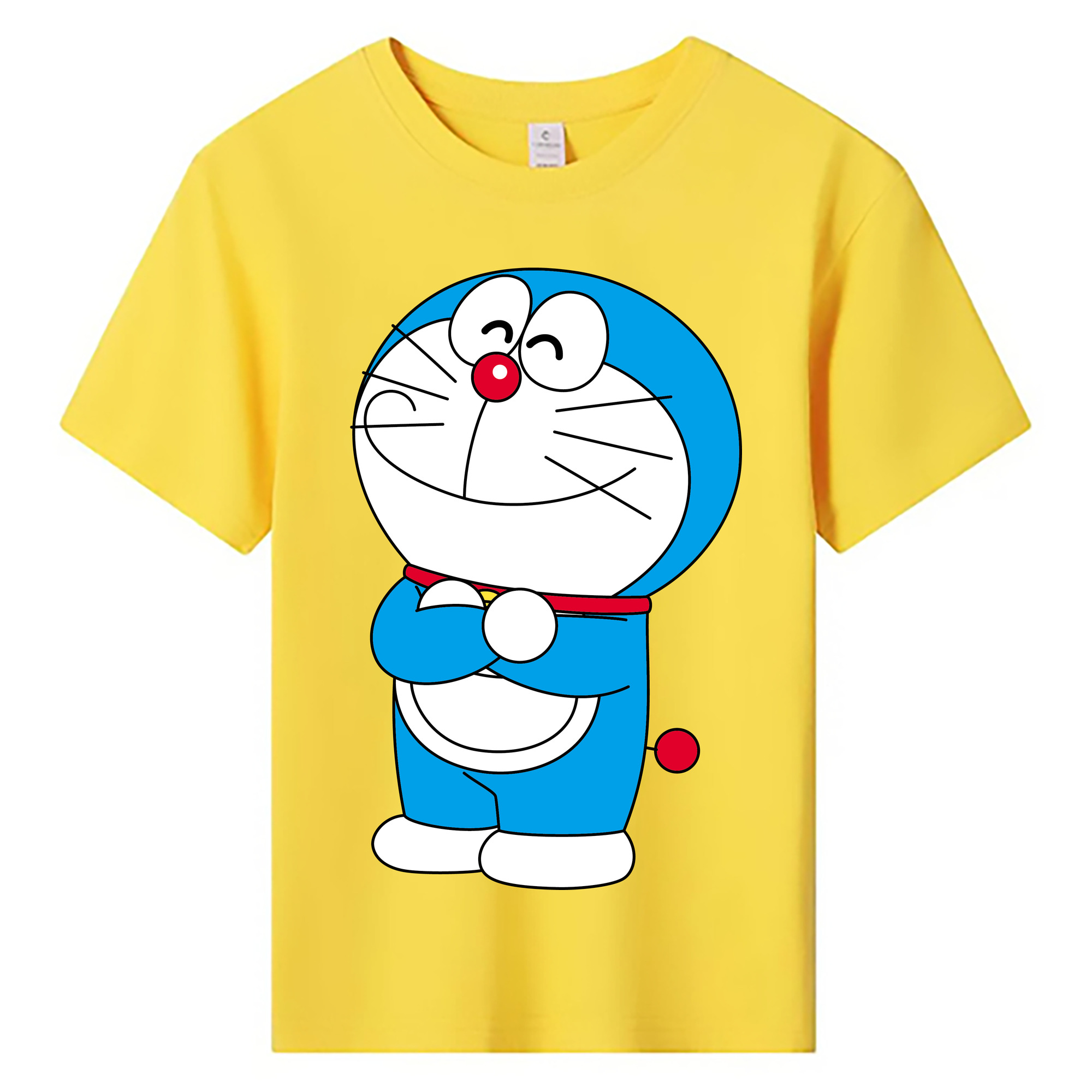 （画像用） ドラえもん Doraemon 綿100％キッズTシャツ（フロントプリント）
