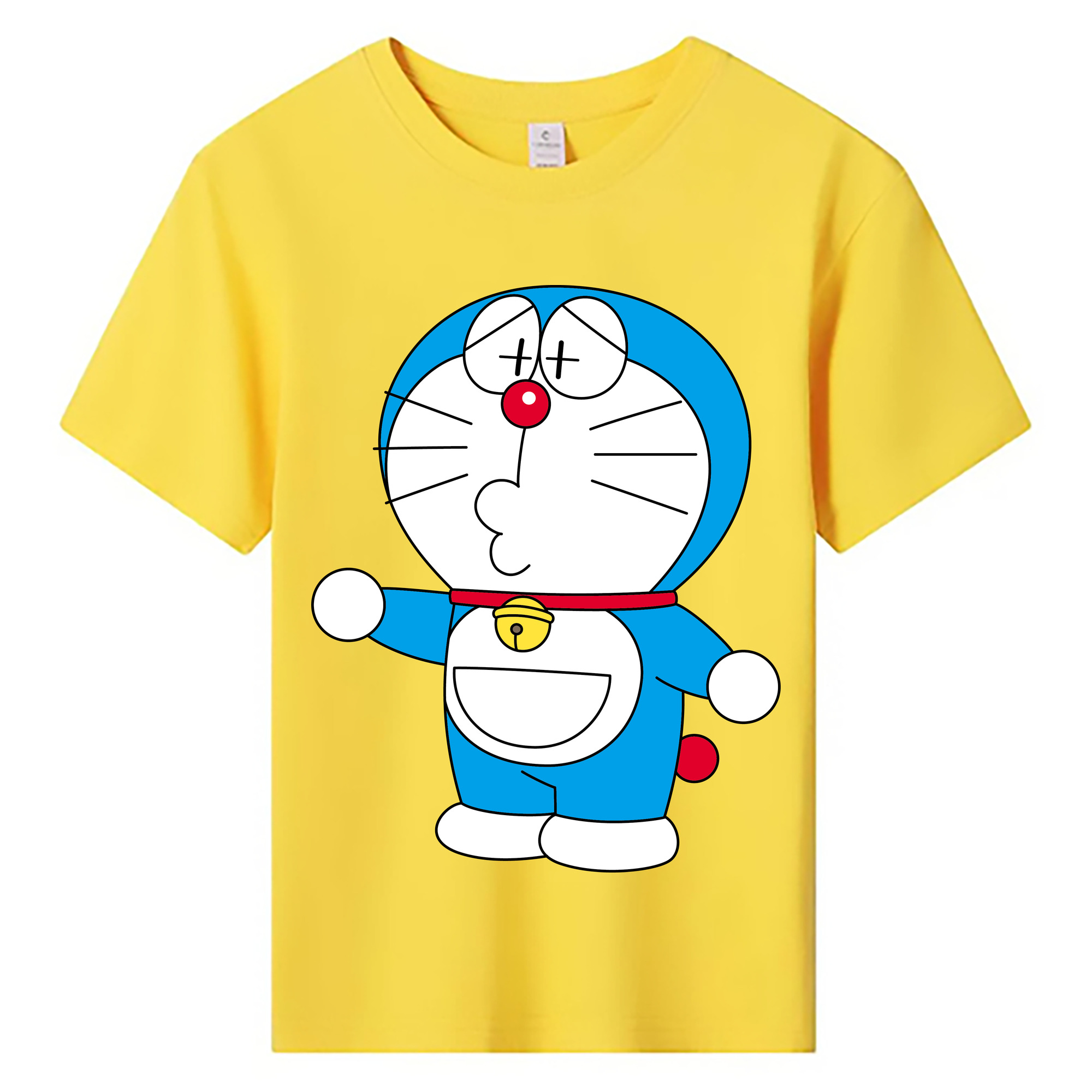 （画像用） ドラえもん Doraemon 綿100％キッズTシャツ（フロントプリント）