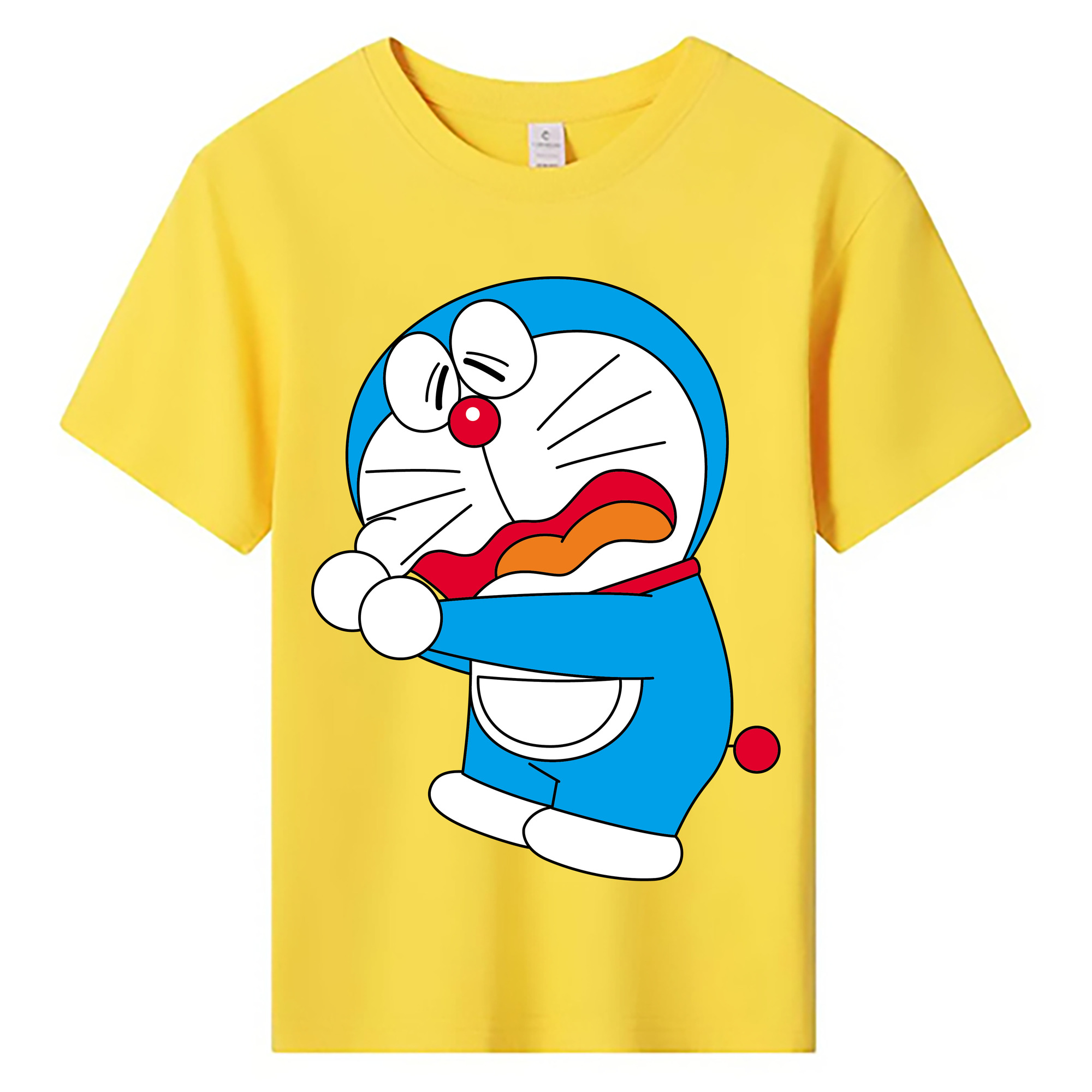 （画像用） ドラえもん Doraemon 綿100％キッズTシャツ（フロントプリント）