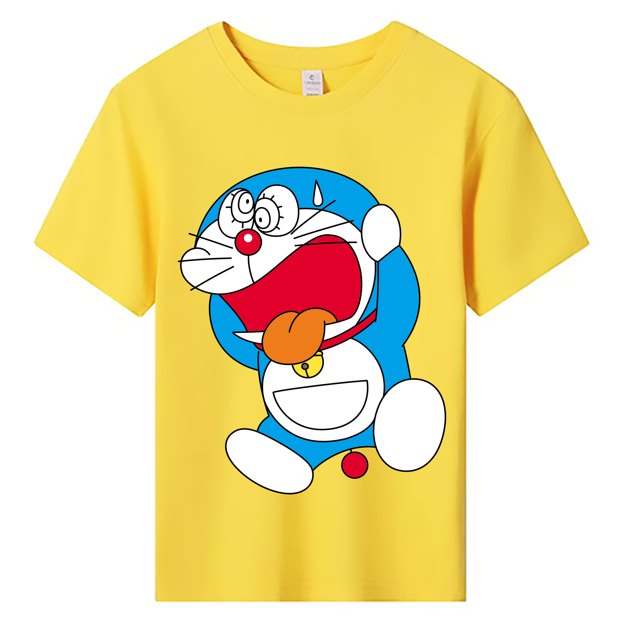 （画像用） ドラえもん Doraemon 綿100％キッズTシャツ（フロントプリント）