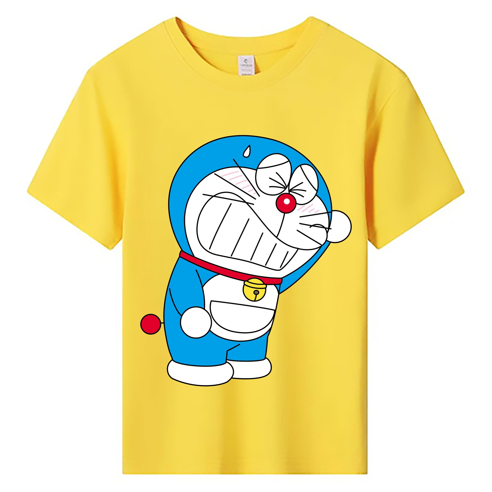 （画像用） ドラえもん Doraemon 綿100％キッズTシャツ（フロントプリント）