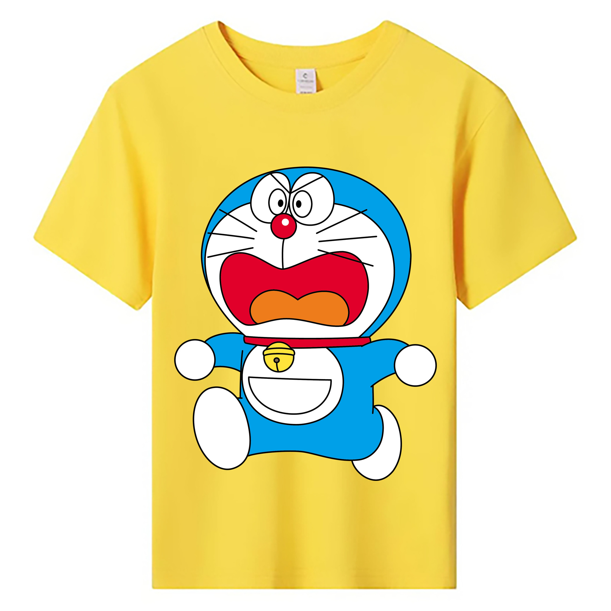 （画像用） ドラえもん Doraemon 綿100％キッズTシャツ（フロントプリント）