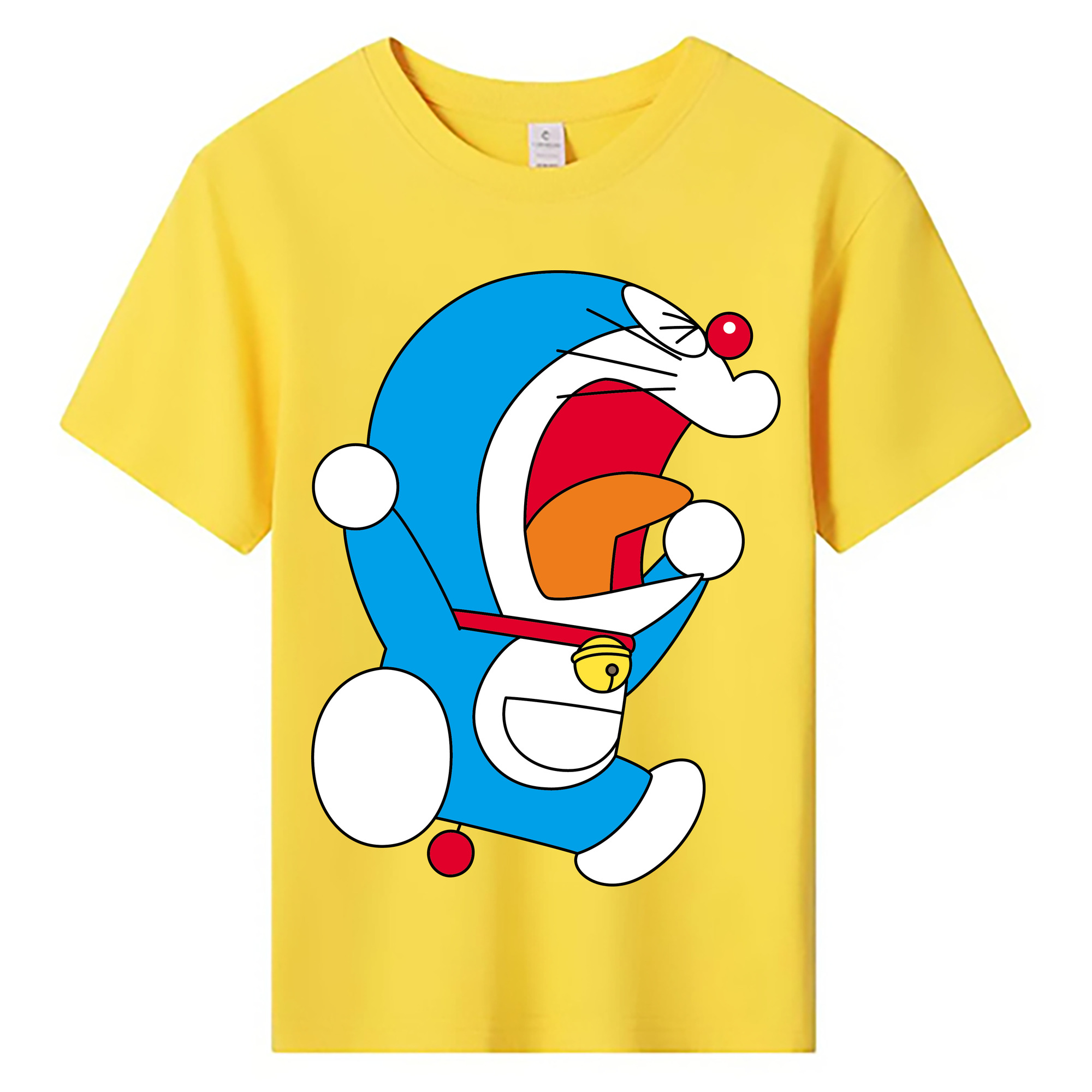 （画像用） ドラえもん Doraemon 綿100％キッズTシャツ（フロントプリント）