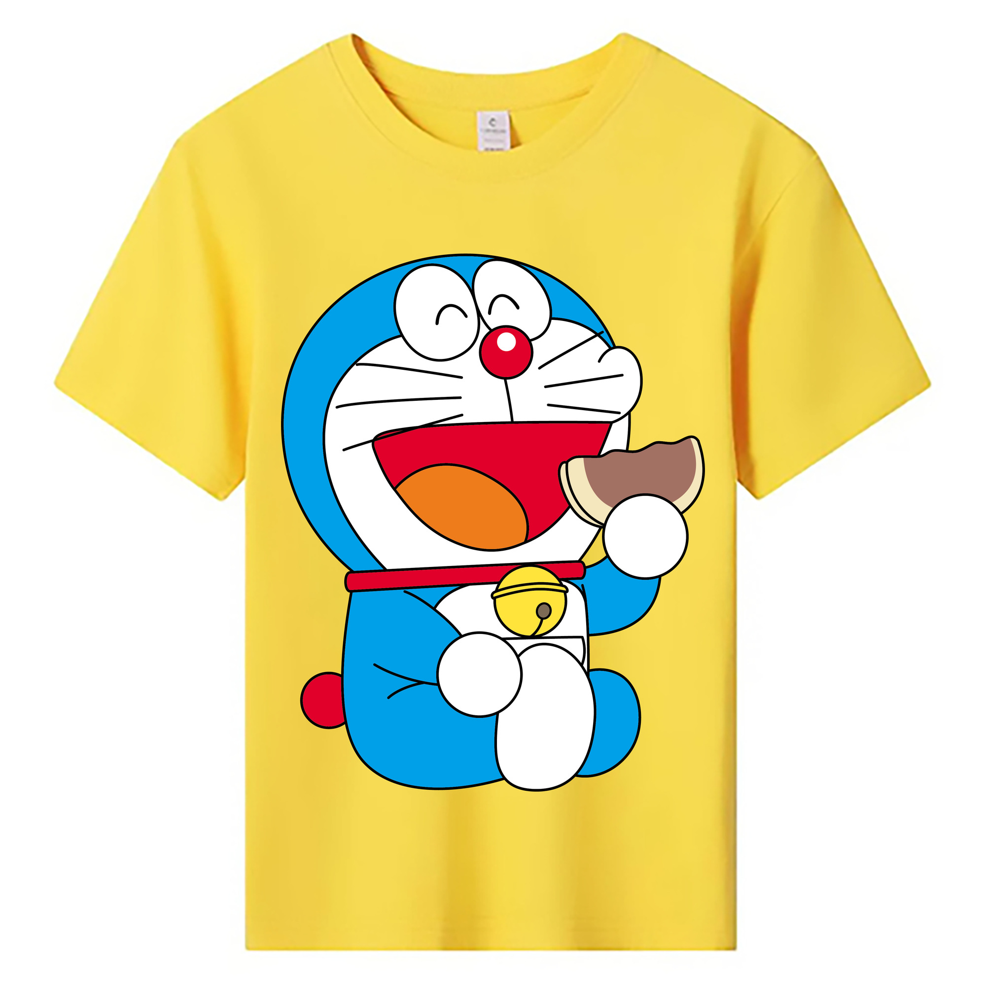 （画像用） ドラえもん Doraemon 綿100％キッズTシャツ（フロントプリント）