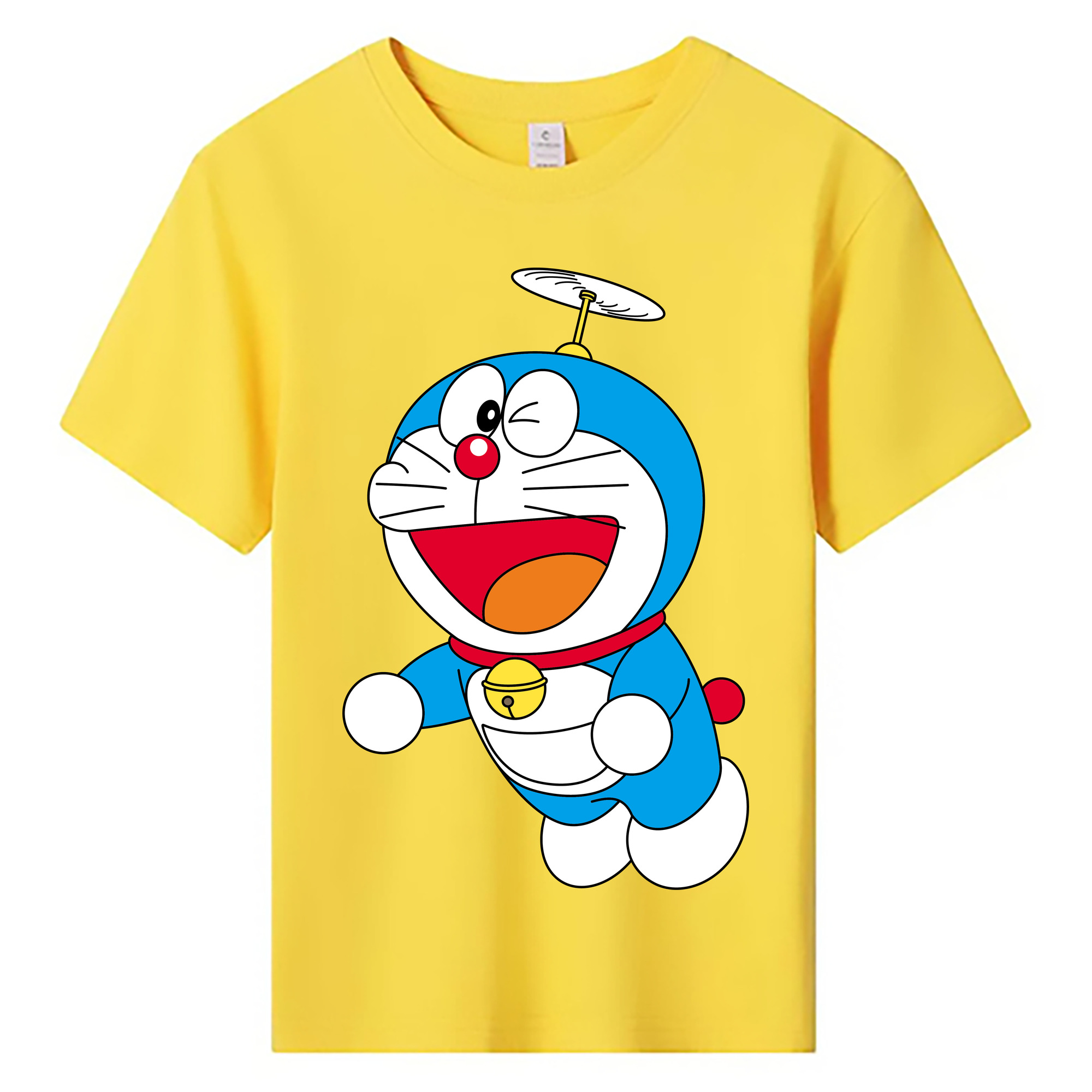 （画像用） ドラえもん Doraemon 綿100％キッズTシャツ（フロントプリント）