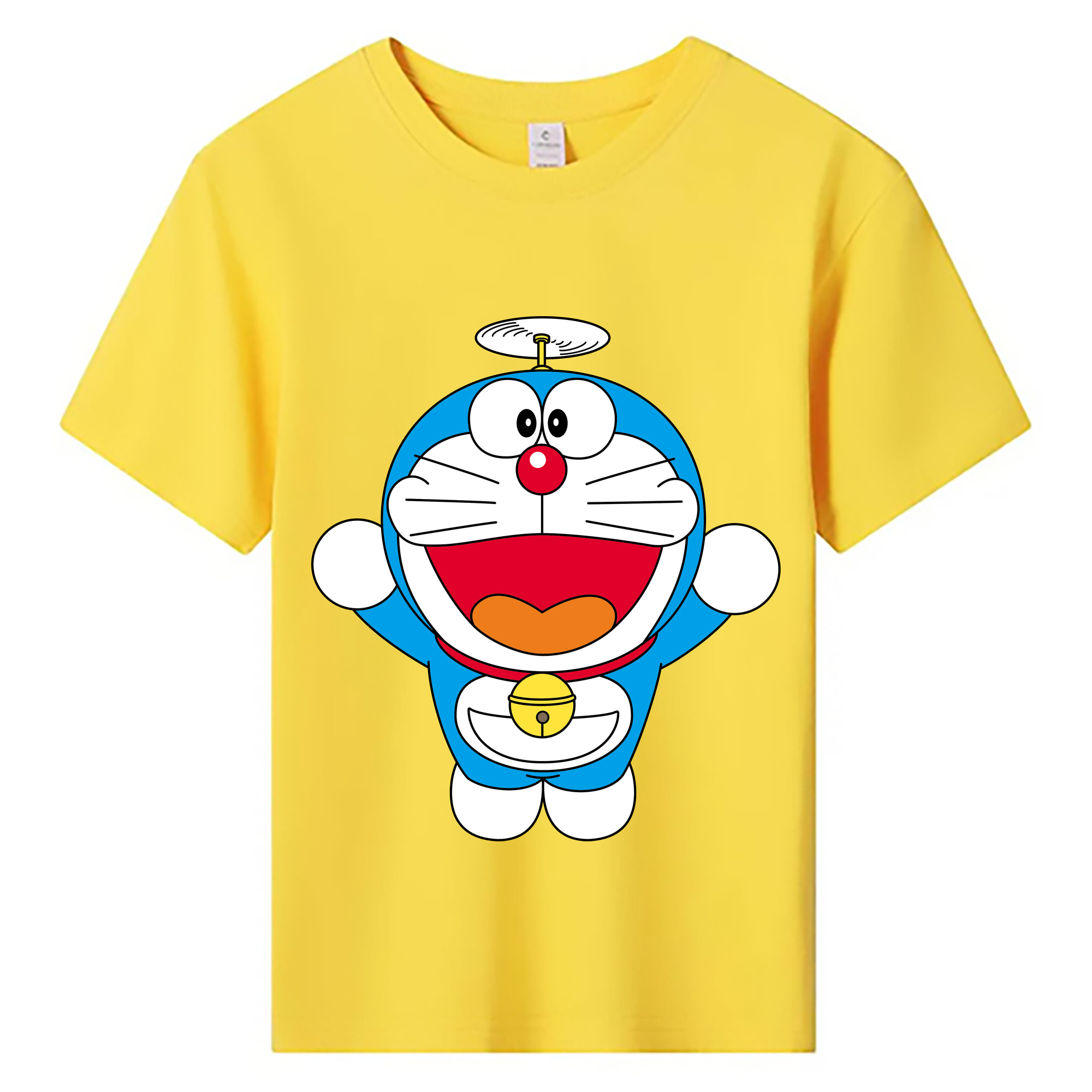 （画像用） ドラえもん Doraemon 綿100％キッズTシャツ（フロントプリント）