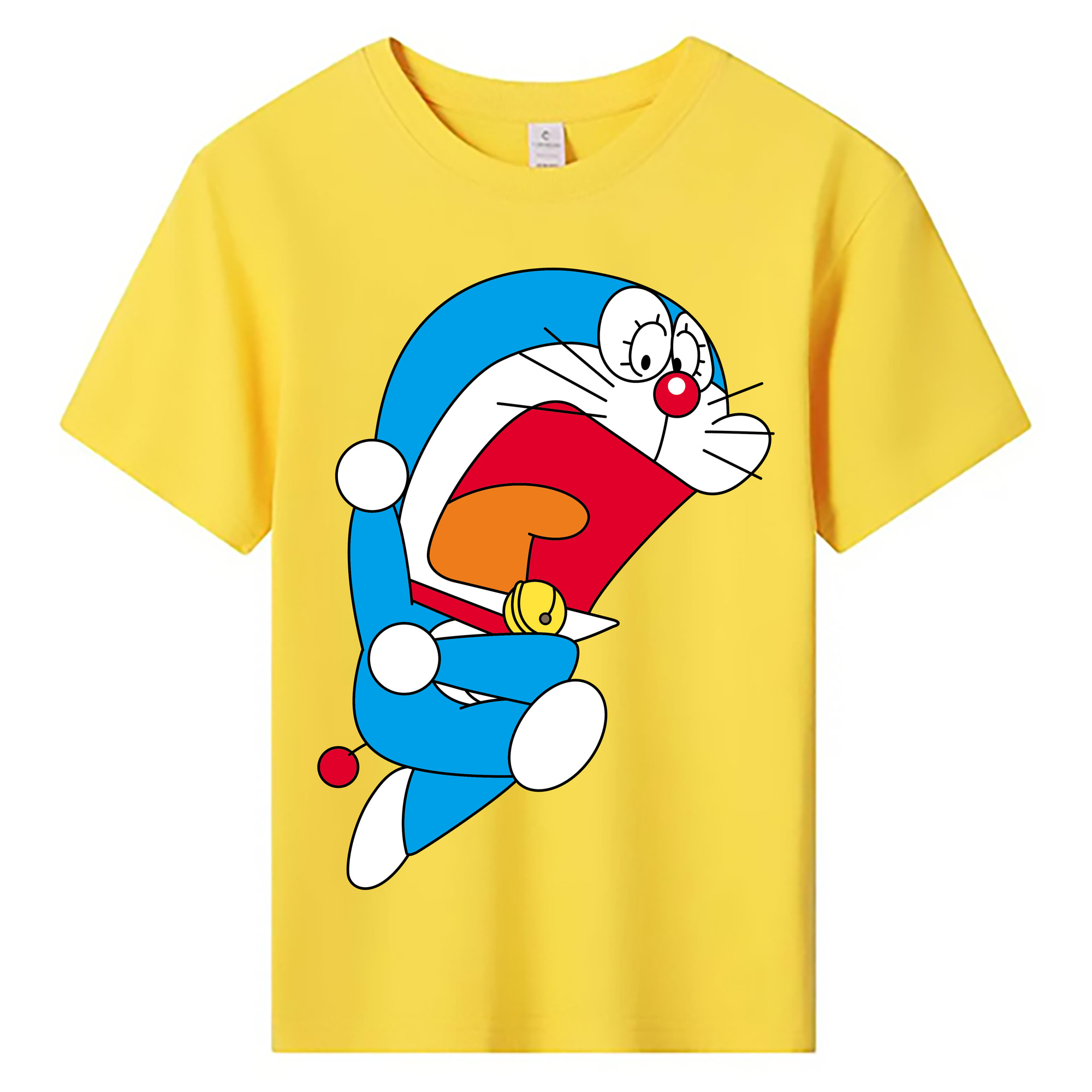 （画像用） ドラえもん Doraemon 綿100％キッズTシャツ（フロントプリント）