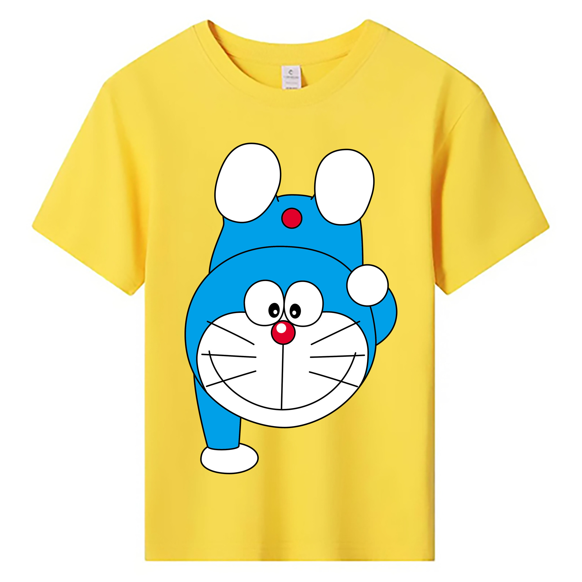（画像用） ドラえもん Doraemon 綿100％キッズTシャツ（フロントプリント）