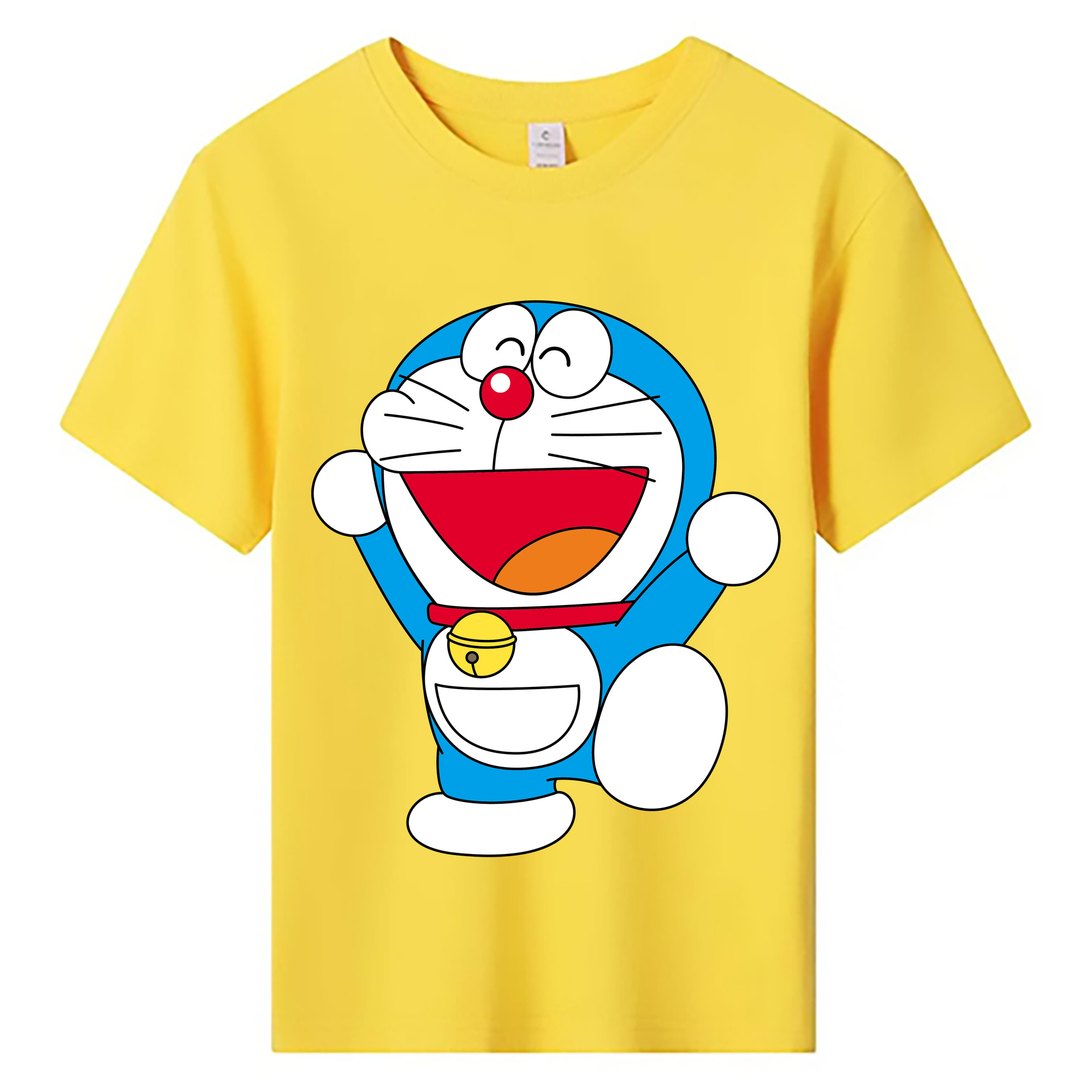 （画像用） ドラえもん Doraemon 綿100％キッズTシャツ（フロントプリント）