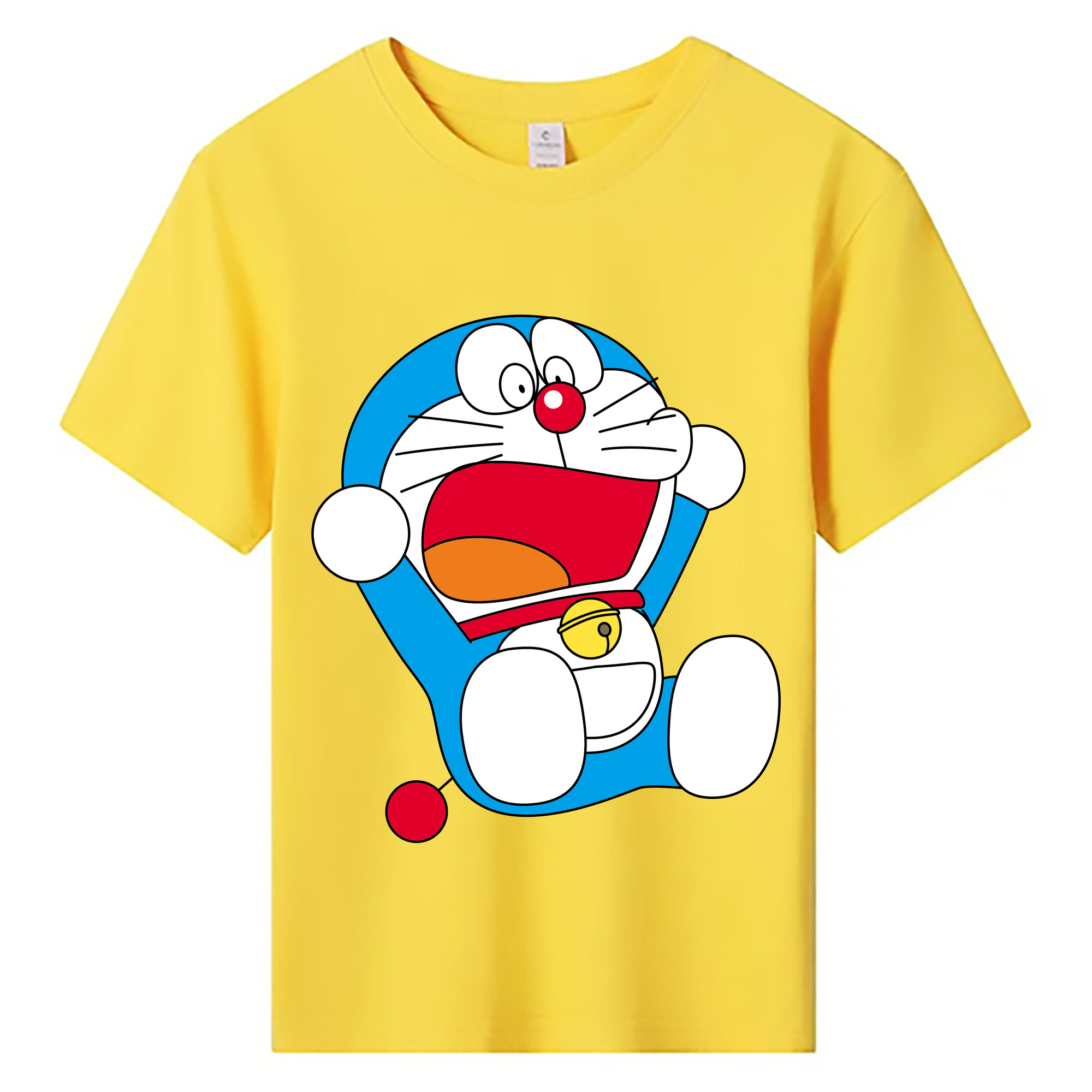 （画像用） ドラえもん Doraemon 綿100％キッズTシャツ（フロントプリント）
