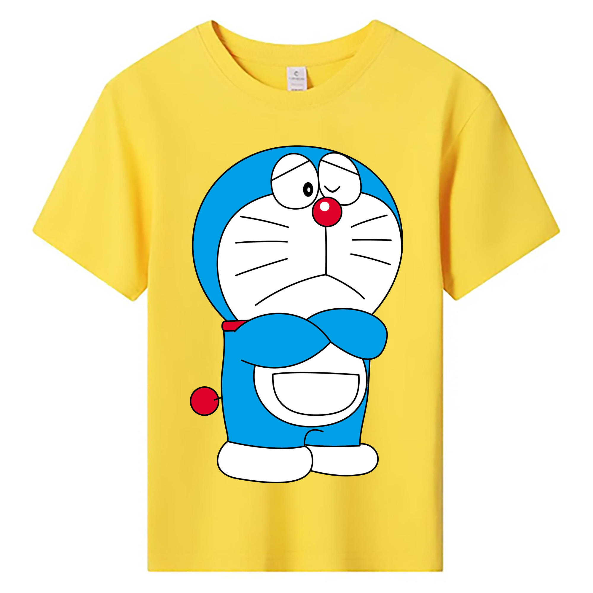 （画像用） ドラえもん Doraemon 綿100％キッズTシャツ（フロントプリント）