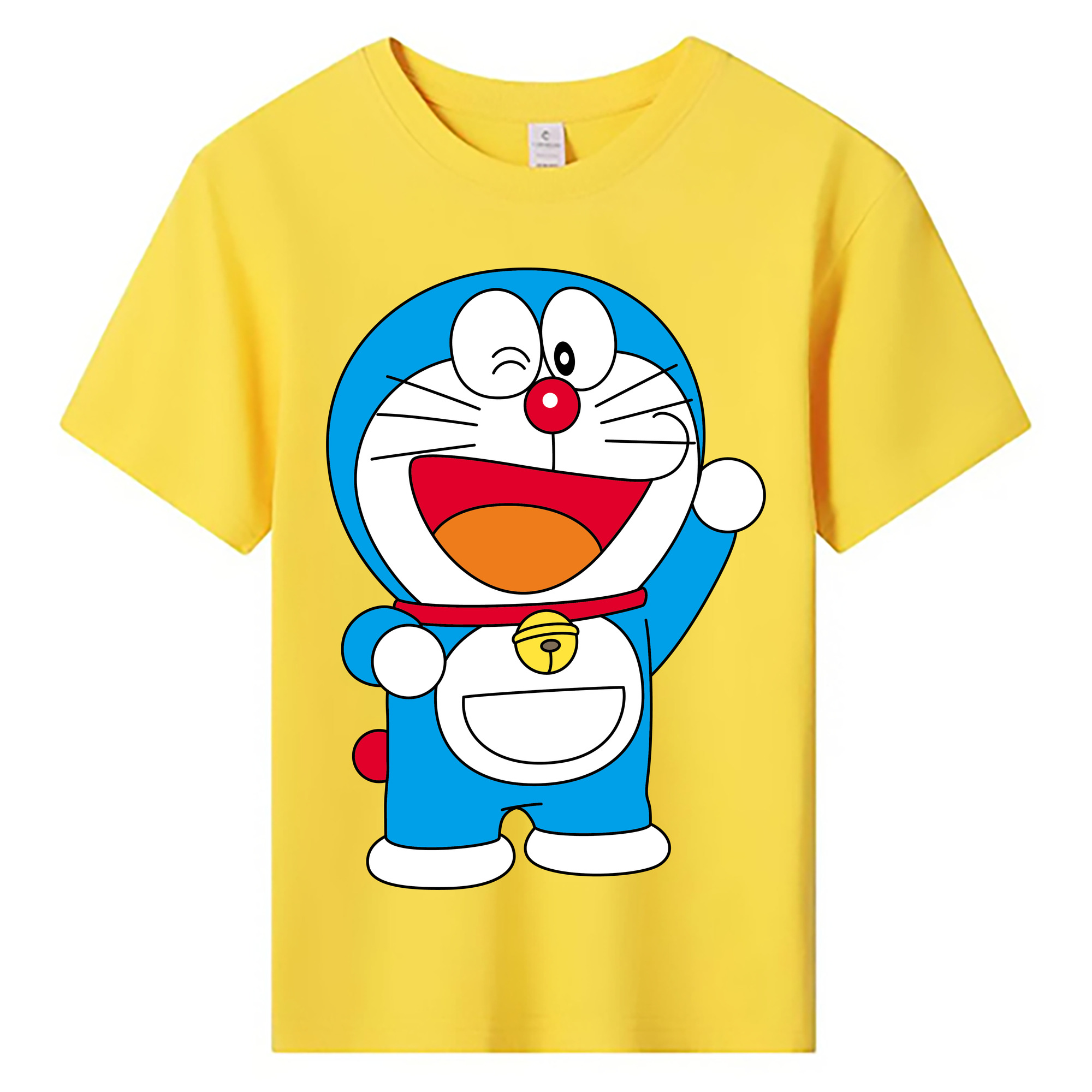 （画像用） ドラえもん Doraemon 綿100％キッズTシャツ（フロントプリント）