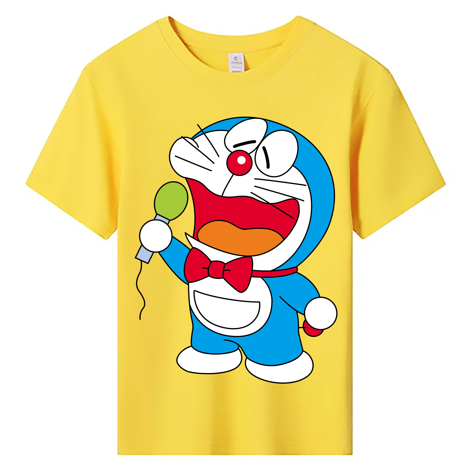 （画像用） ドラえもん Doraemon 綿100％キッズTシャツ（フロントプリント）