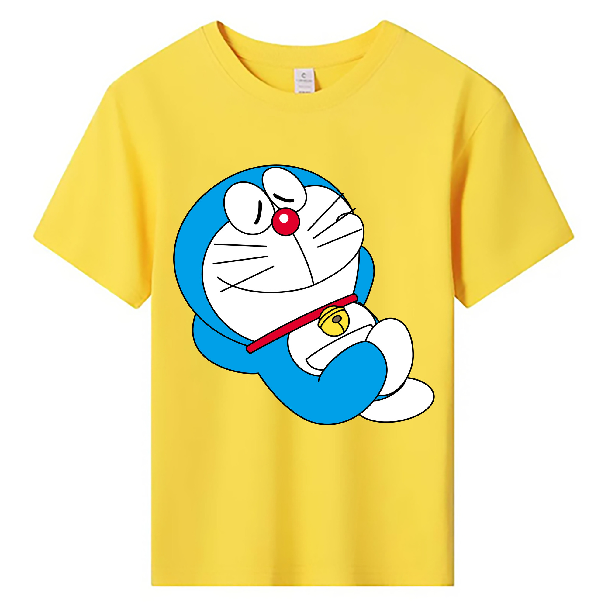 （画像用） ドラえもん Doraemon 綿100％キッズTシャツ（フロントプリント）