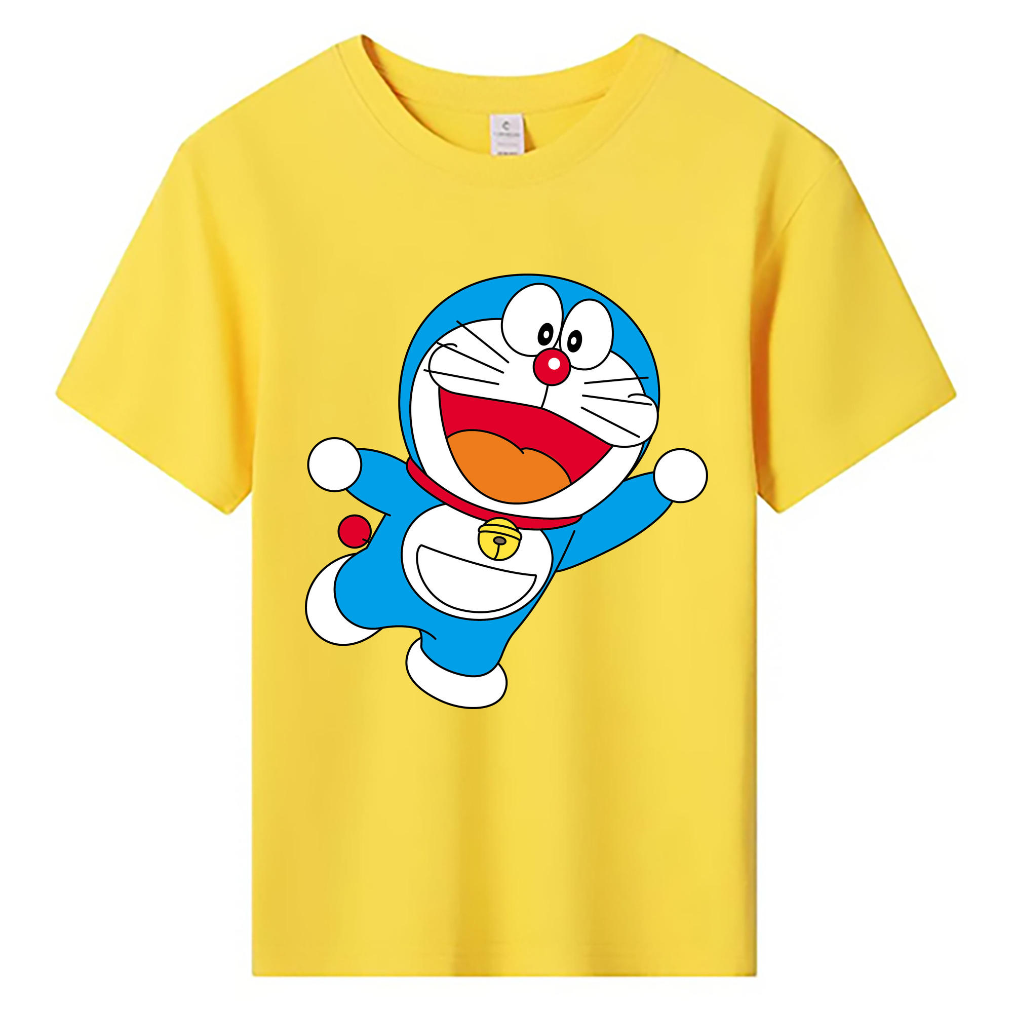 （画像用） ドラえもん Doraemon 綿100％キッズTシャツ（フロントプリント）