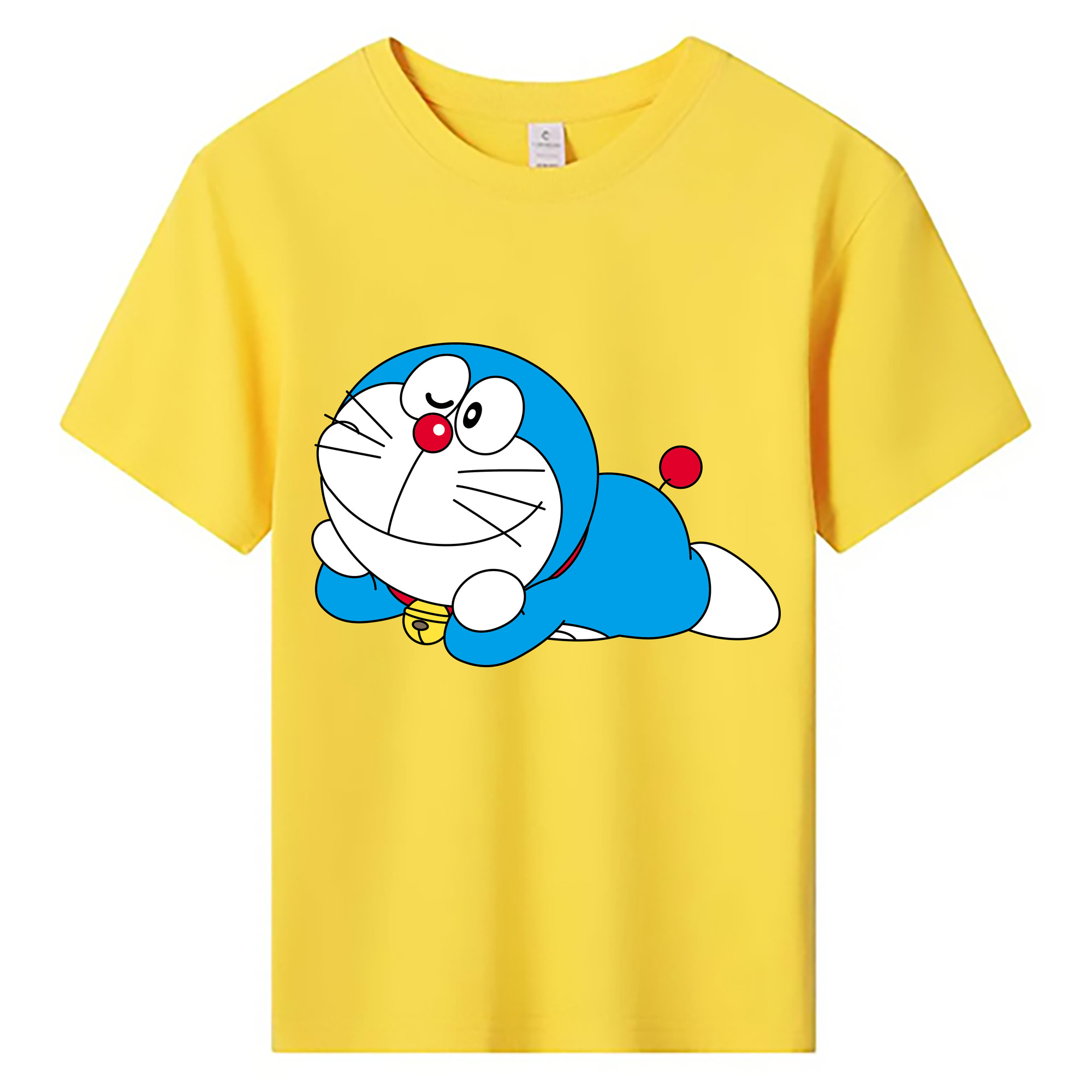 （画像用） ドラえもん Doraemon 綿100％キッズTシャツ（フロントプリント）