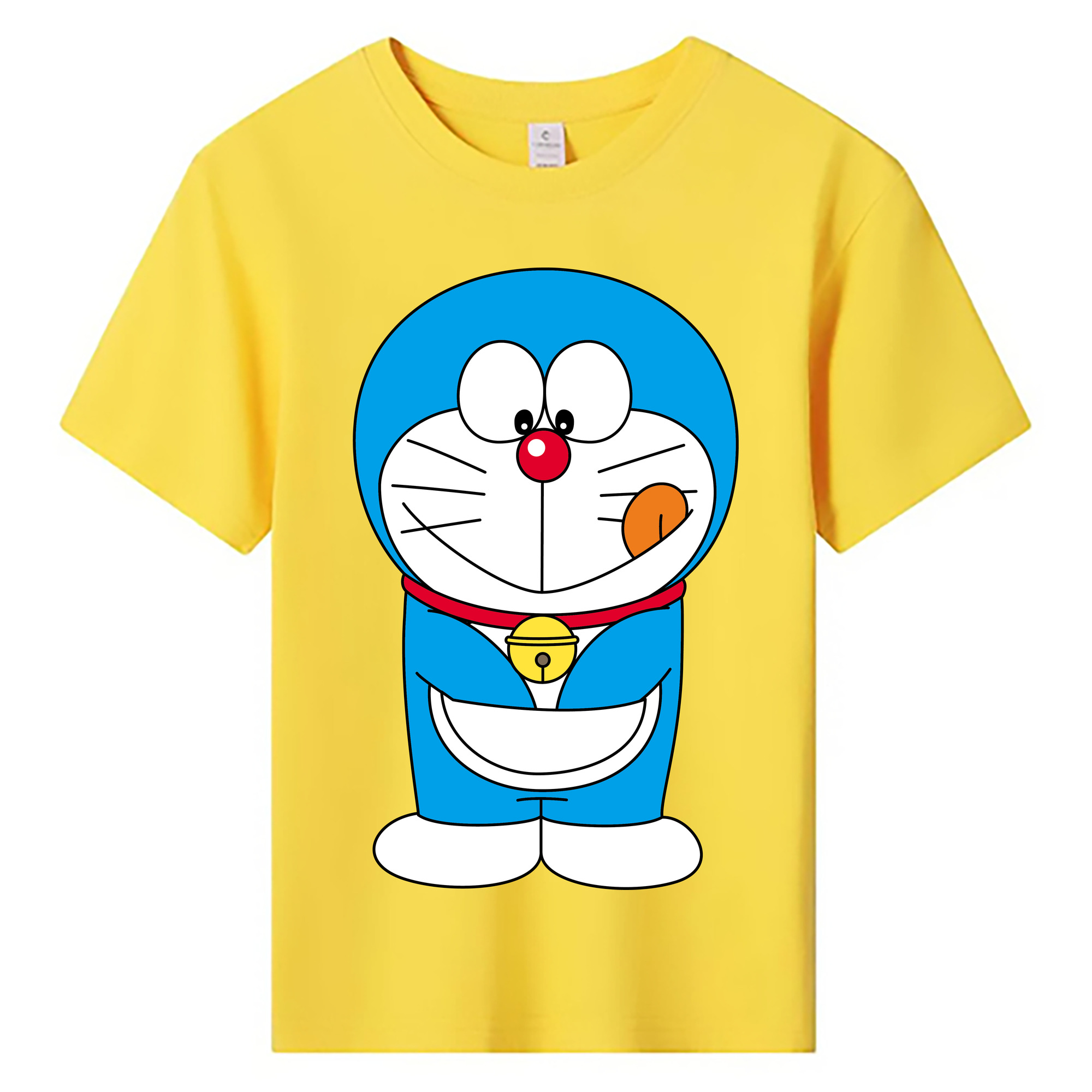 （画像用） ドラえもん Doraemon 綿100％キッズTシャツ（フロントプリント）