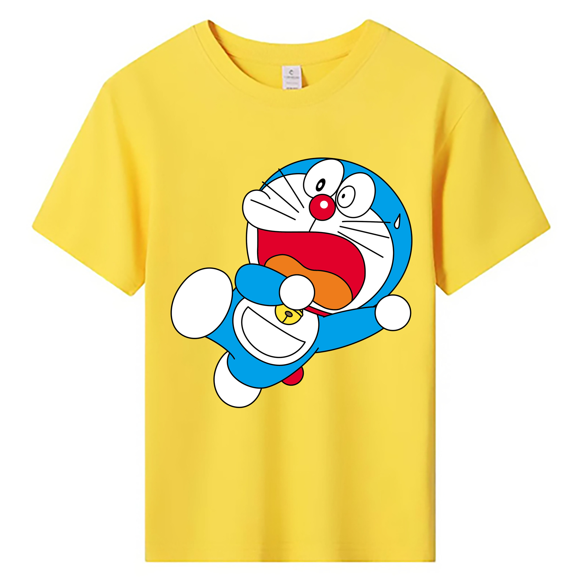 （画像用） ドラえもん Doraemon 綿100％キッズTシャツ（フロントプリント）