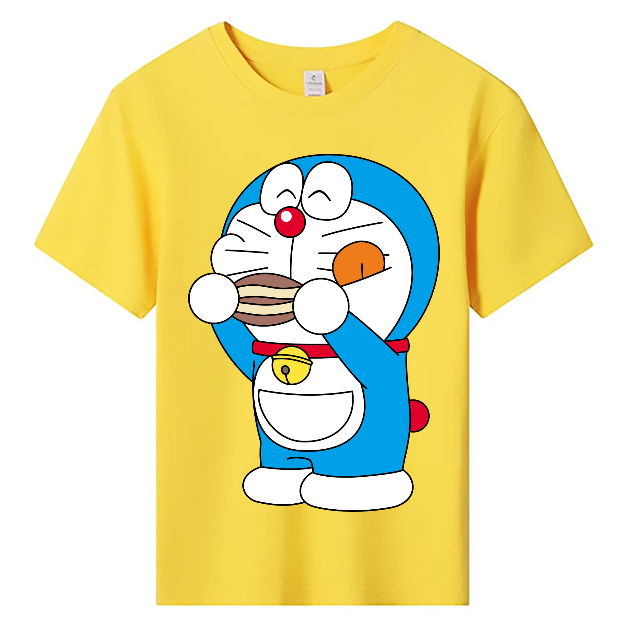 （画像用） ドラえもん Doraemon 綿100％キッズTシャツ（フロントプリント）