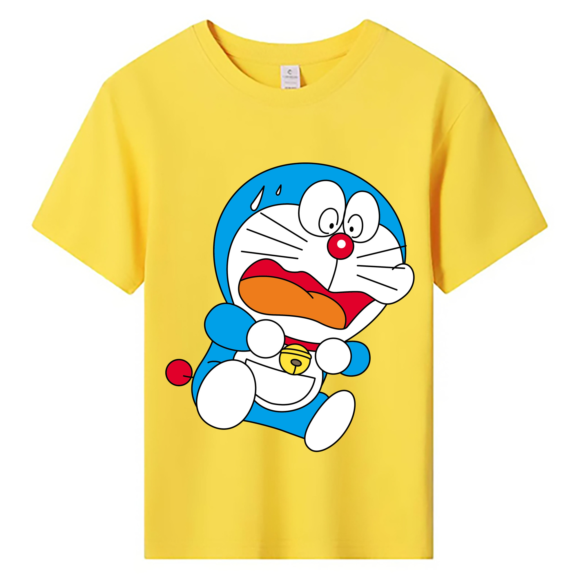 （画像用） ドラえもん Doraemon 綿100％キッズTシャツ（フロントプリント）